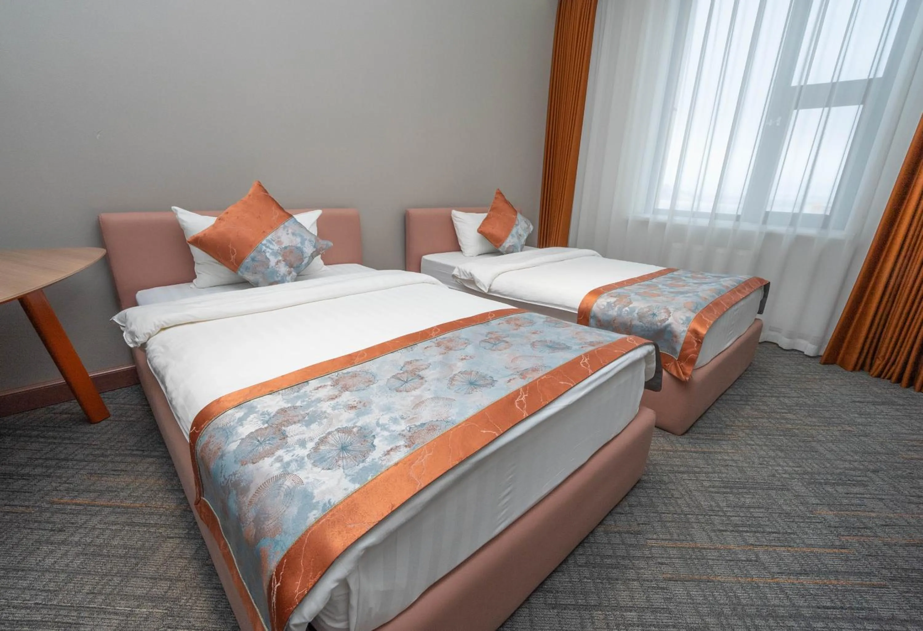 Bed in Amgun Hotel Ulaanbaatar