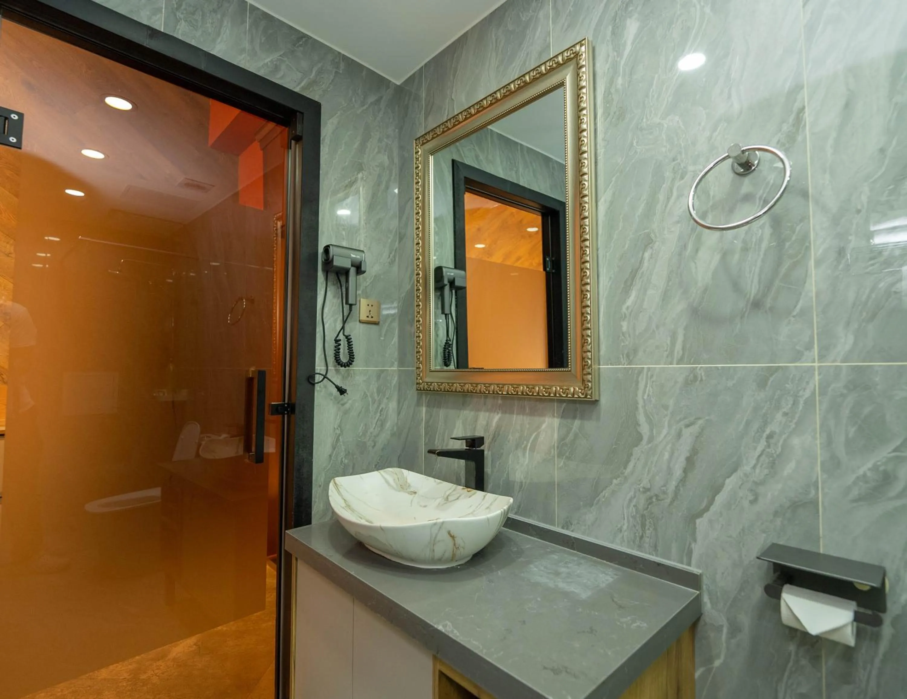Bathroom in Amgun Hotel Ulaanbaatar