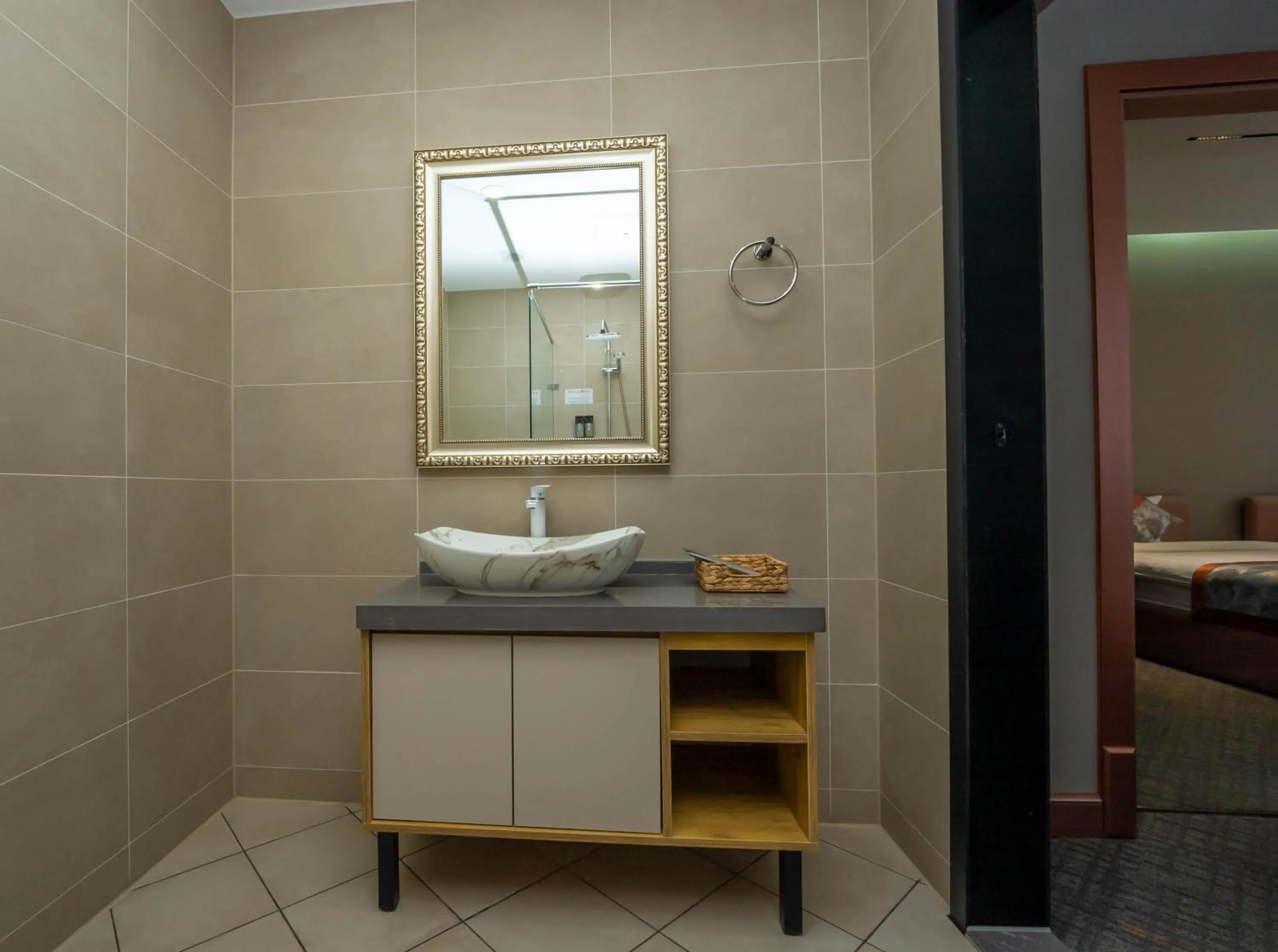 Bathroom in Amgun Hotel Ulaanbaatar