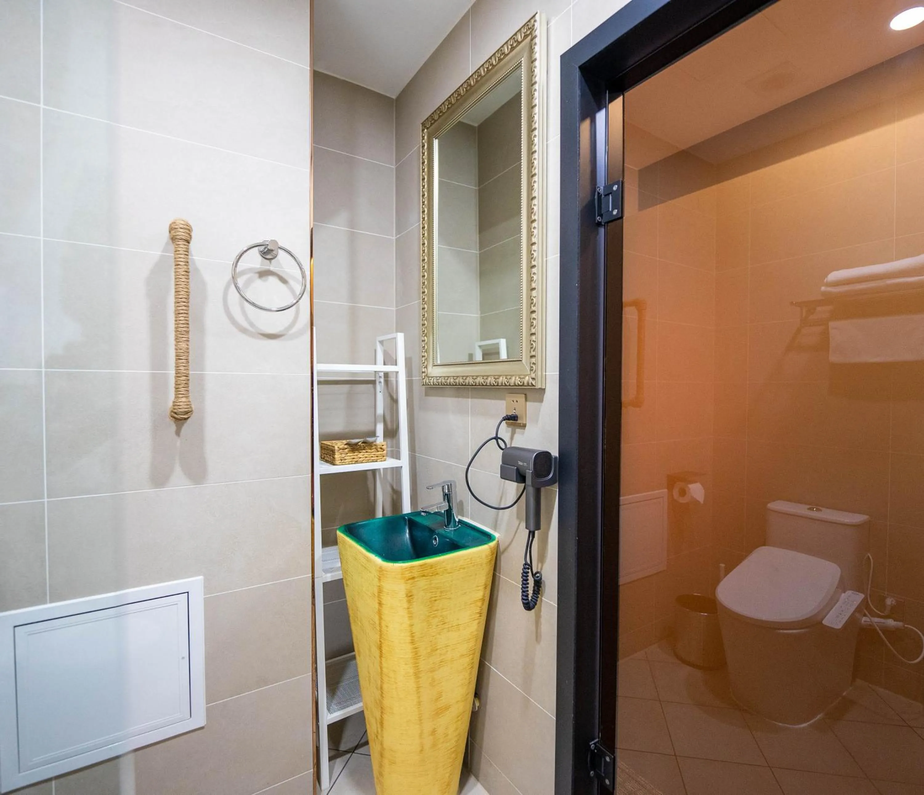 Bathroom in Amgun Hotel Ulaanbaatar