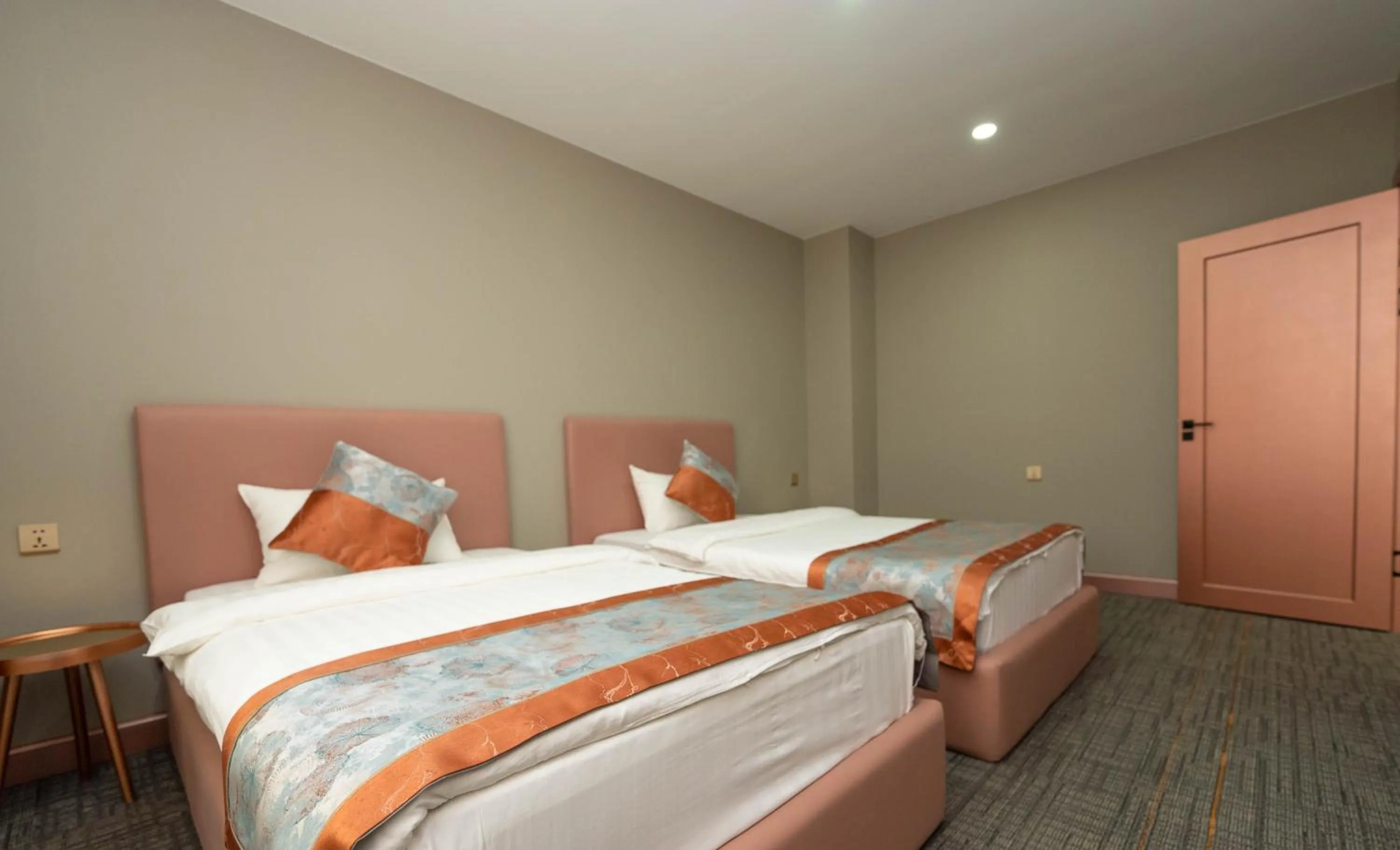 Bed in Amgun Hotel Ulaanbaatar