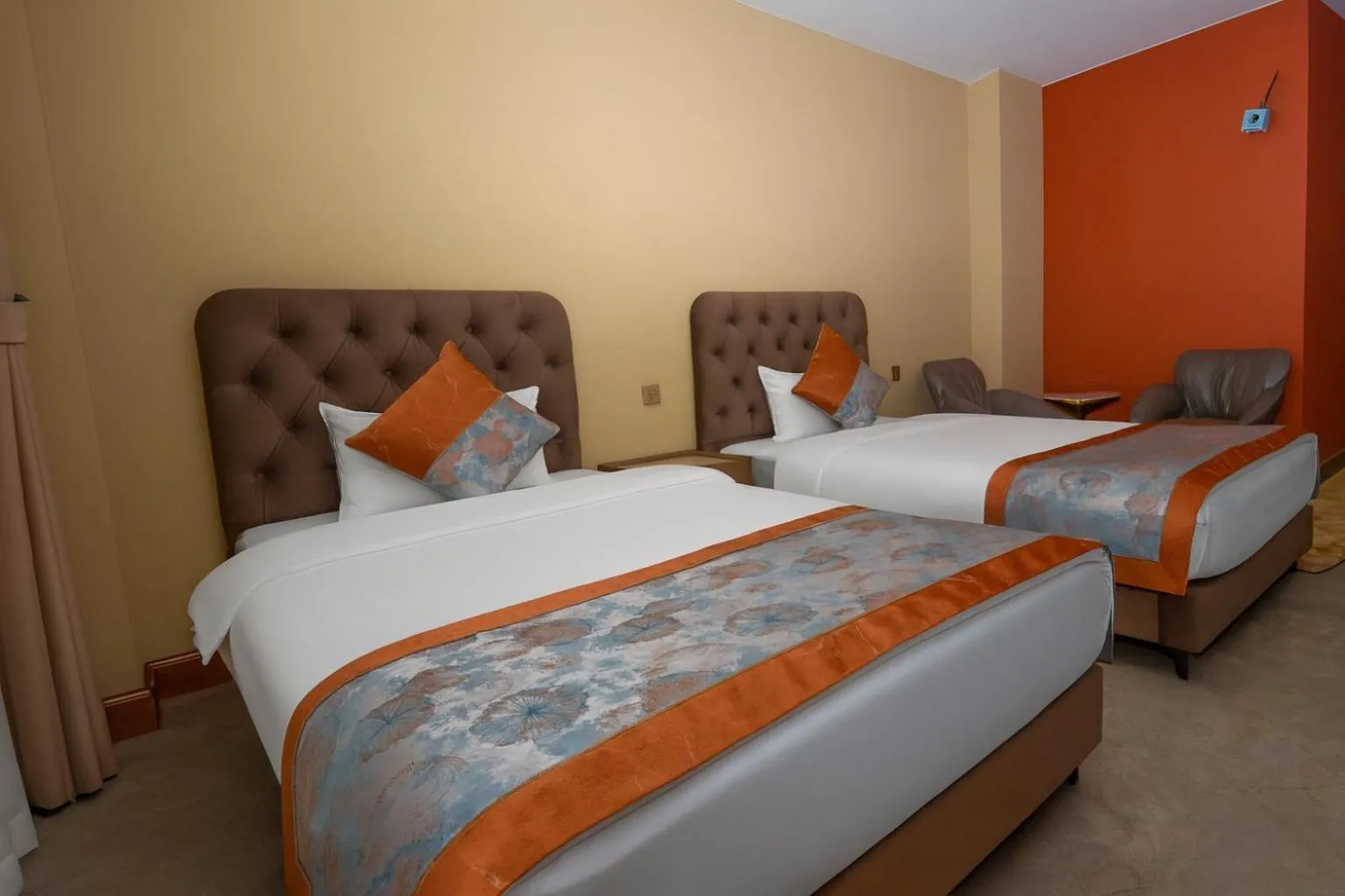 Bed in Amgun Hotel Ulaanbaatar