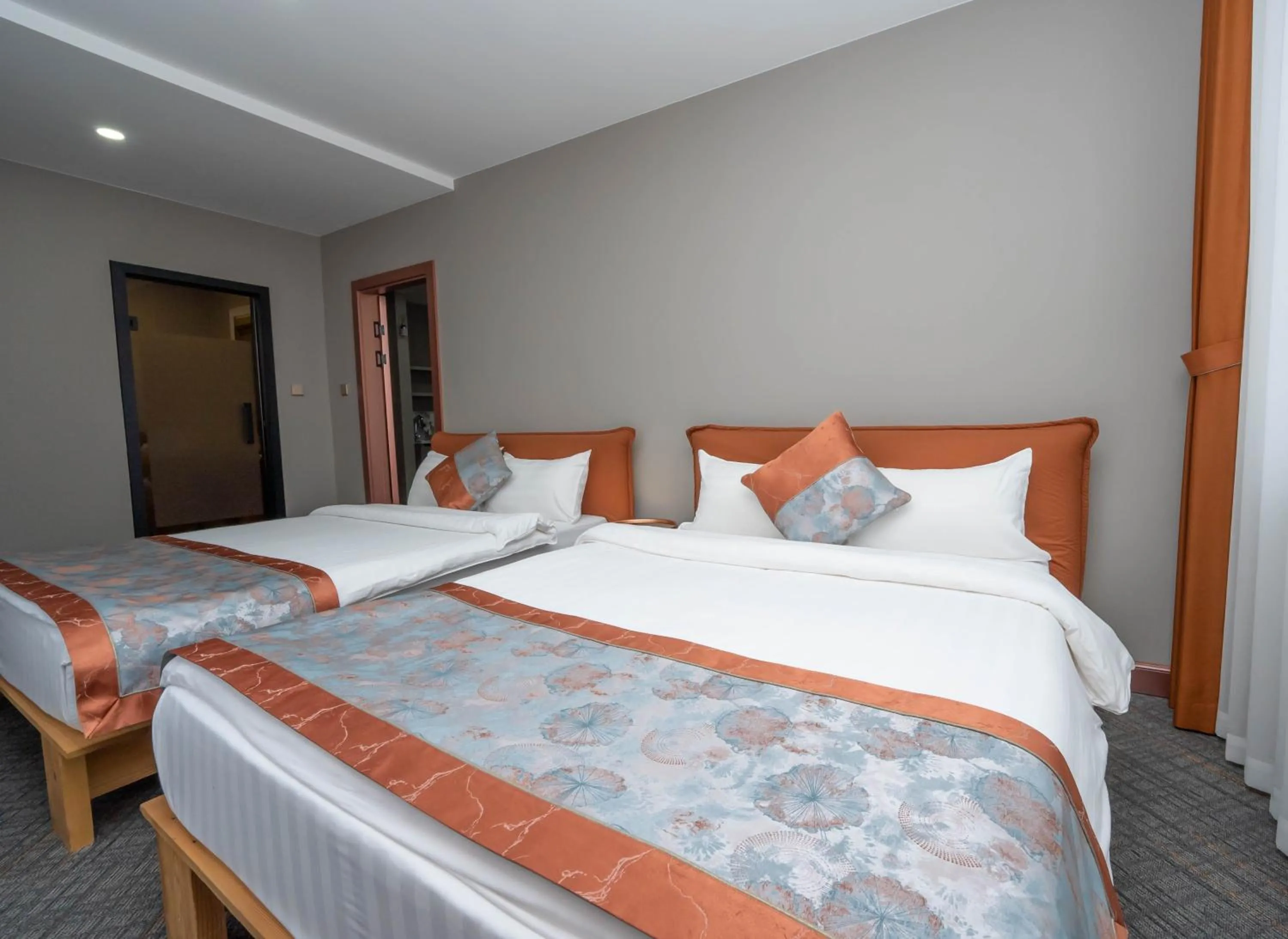 Bed in Amgun Hotel Ulaanbaatar