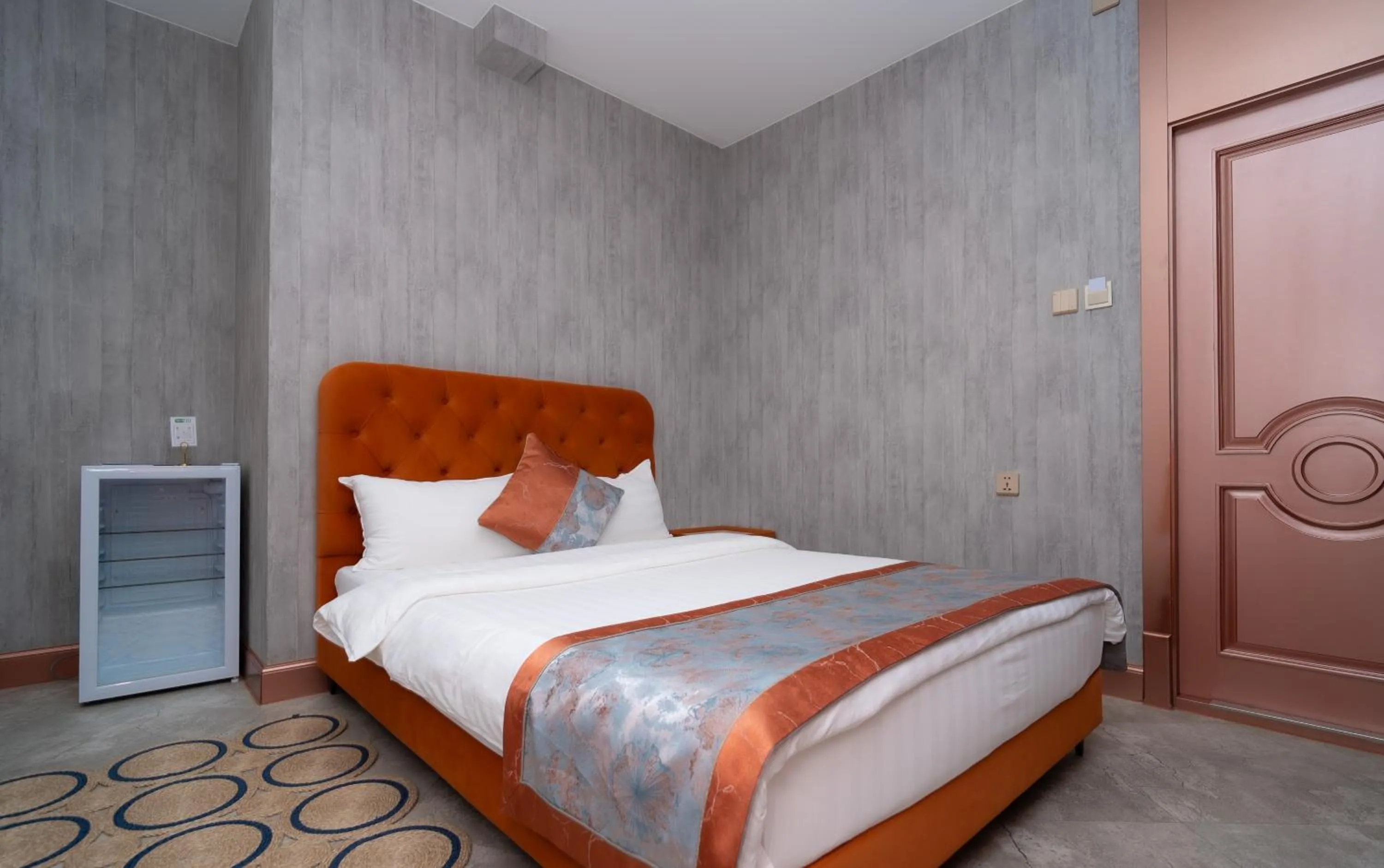 Bed in Amgun Hotel Ulaanbaatar