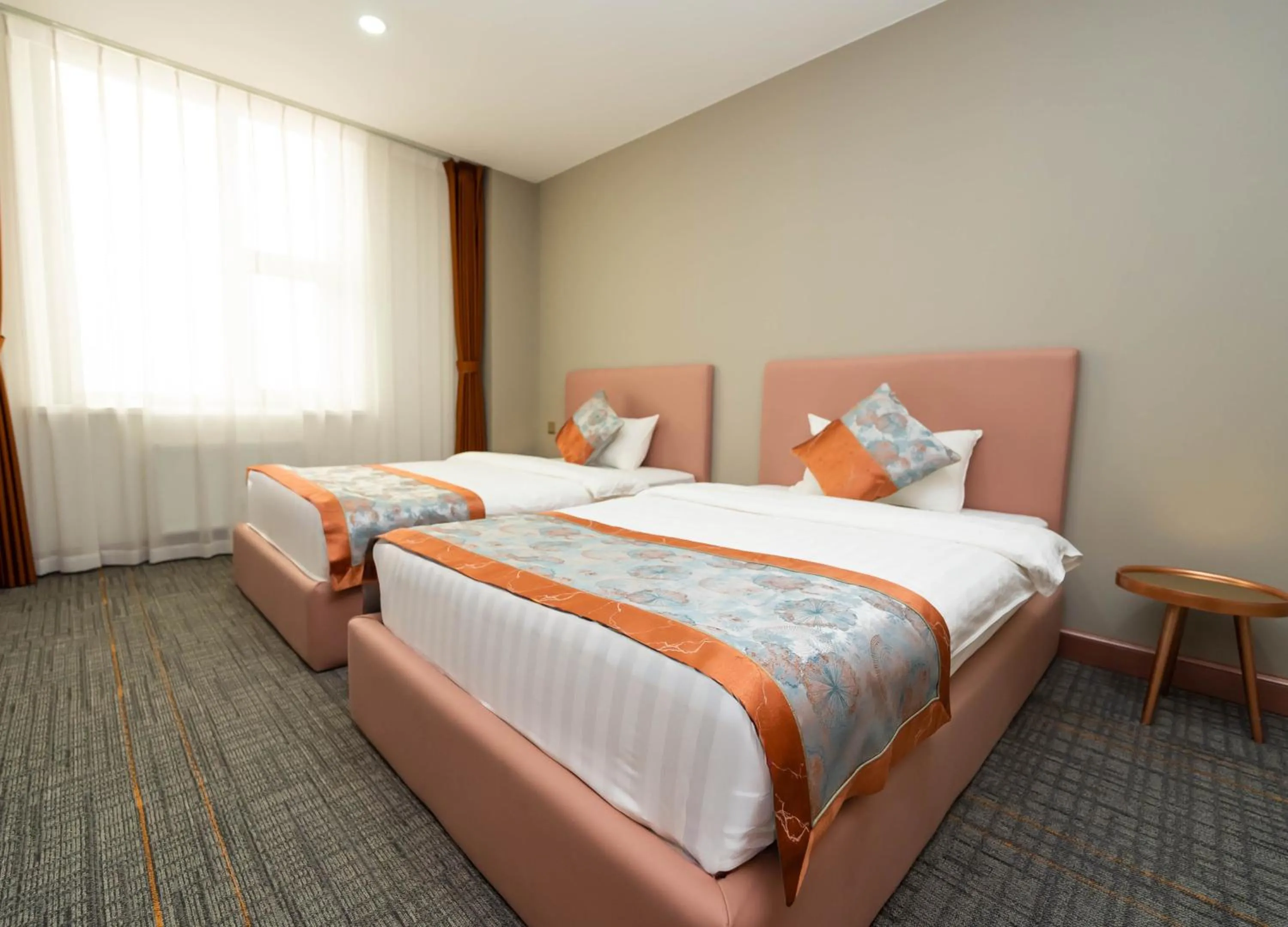 Bed in Amgun Hotel Ulaanbaatar