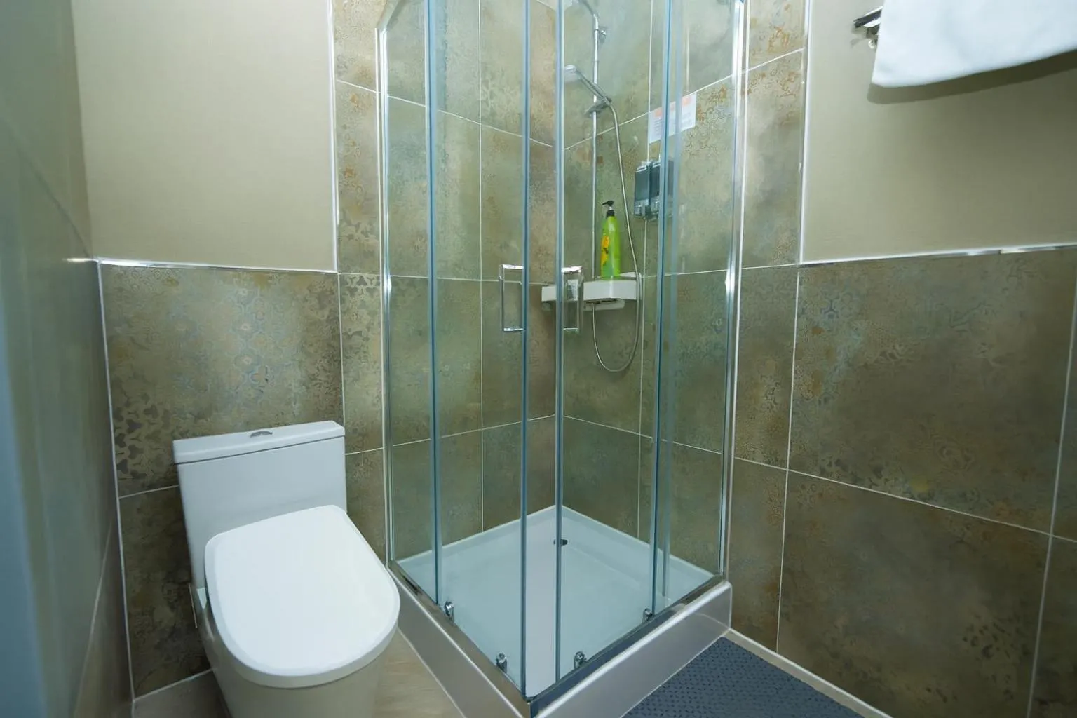 Toilet in Amgun Hotel Ulaanbaatar