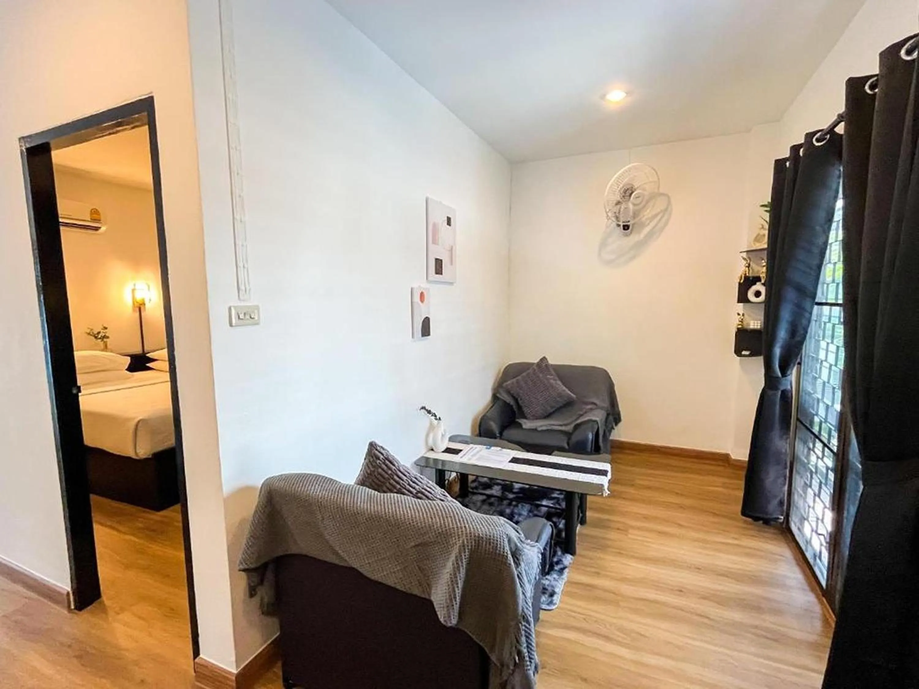 Seating area in Rabbit Mansion Patong Hotel