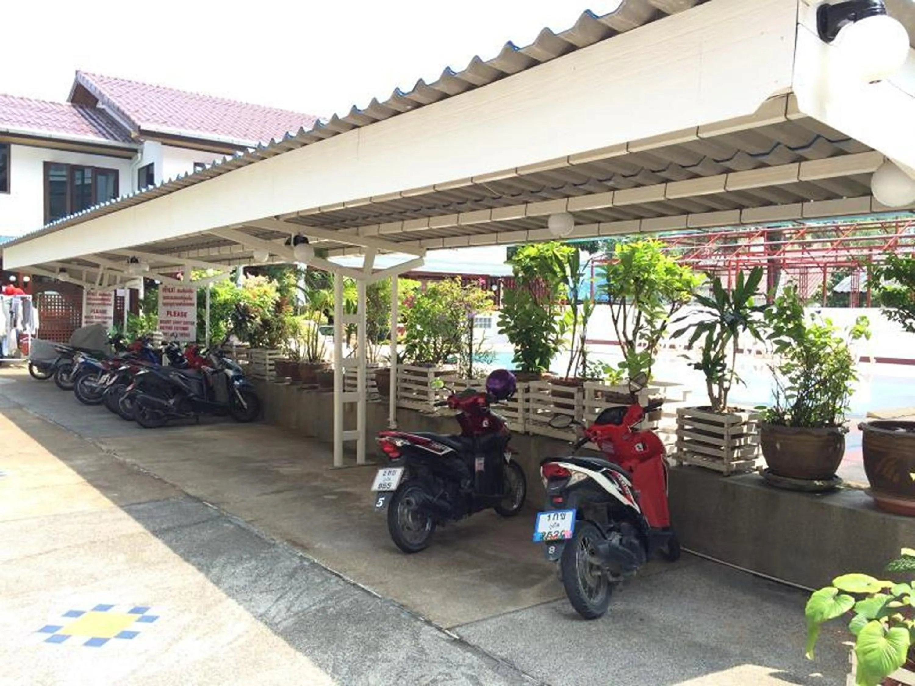 Parking in Rabbit Mansion Patong Hotel