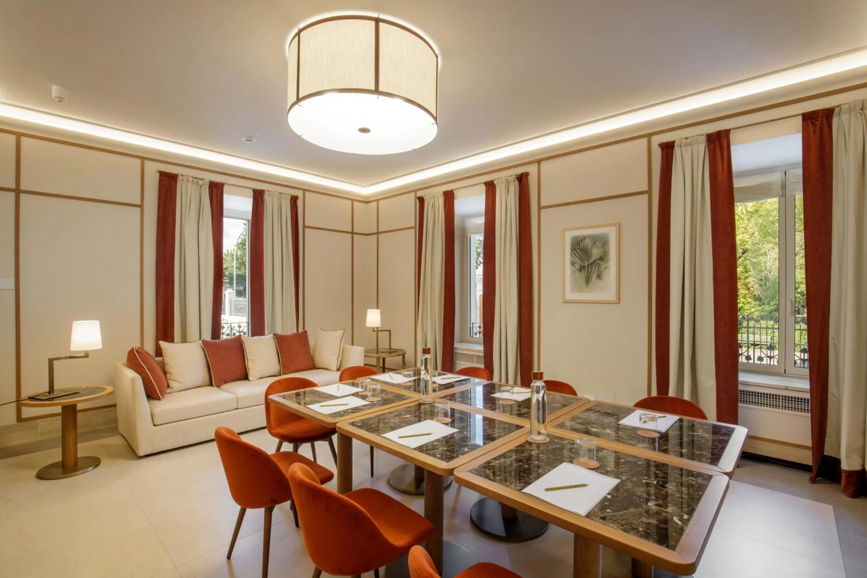 Seating area in Villa Miliani