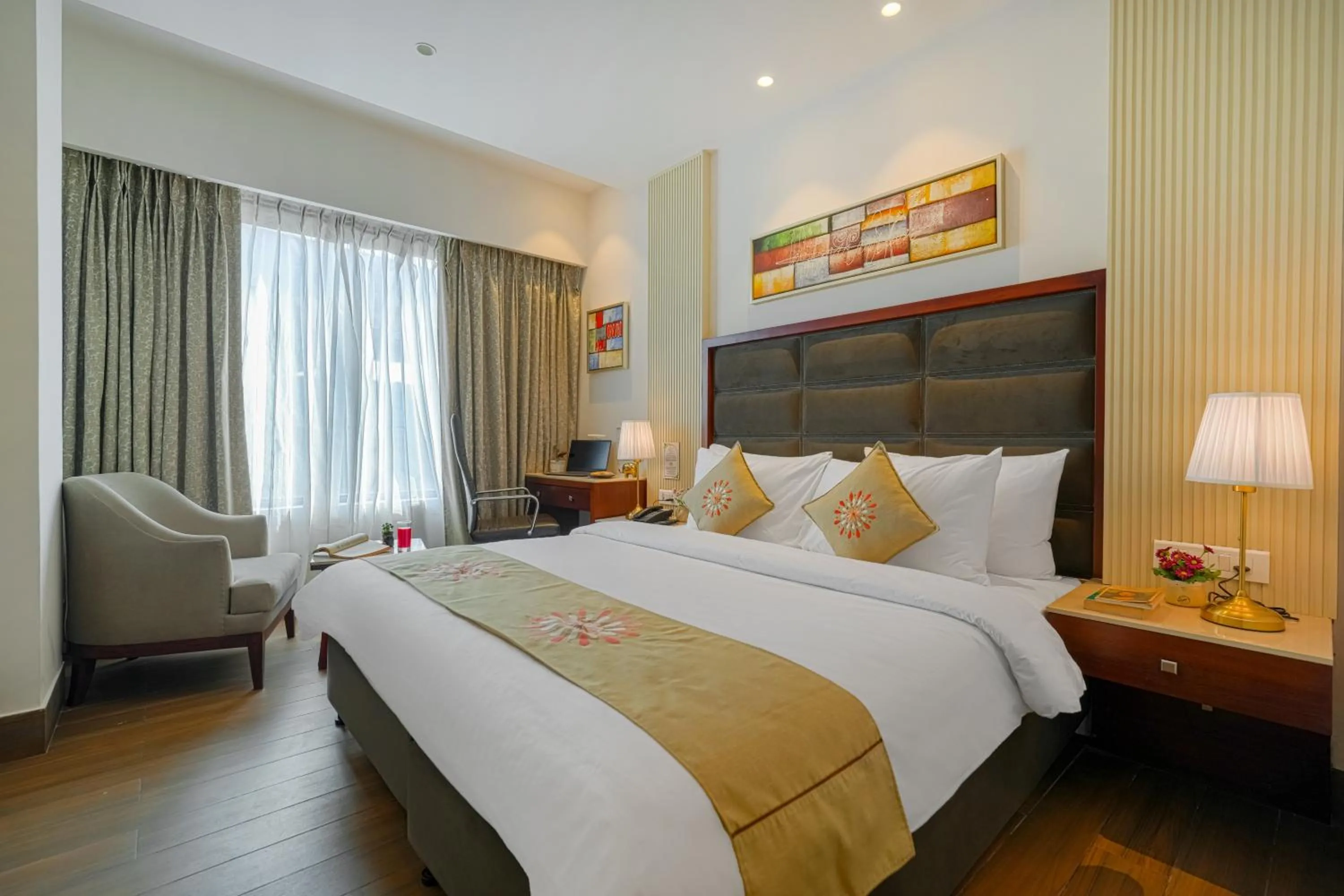 Bedroom, Bed in BluSalzz Select - City Centre, Amritsar