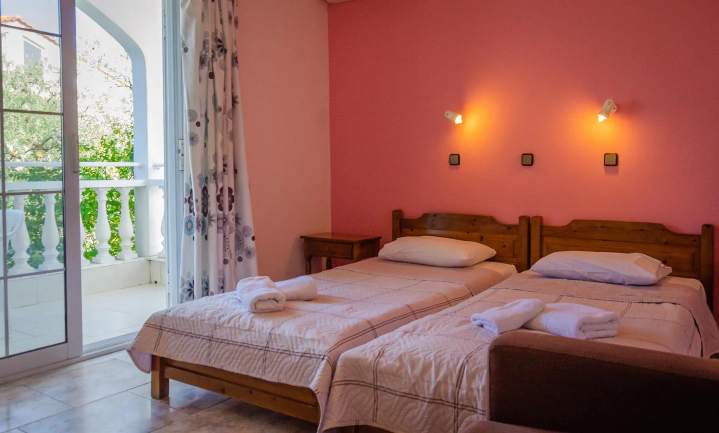Bed in Villa Eden