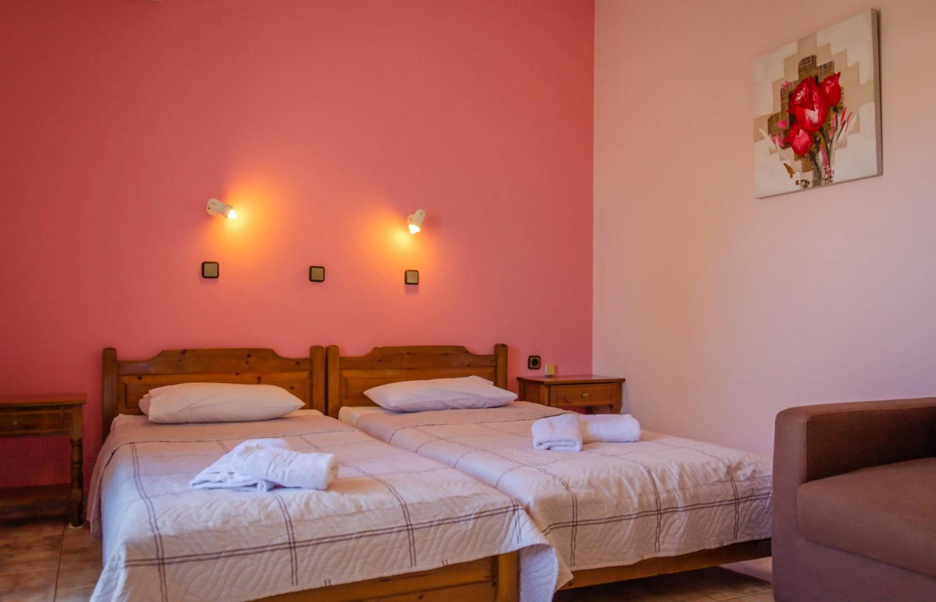 Bed in Villa Eden