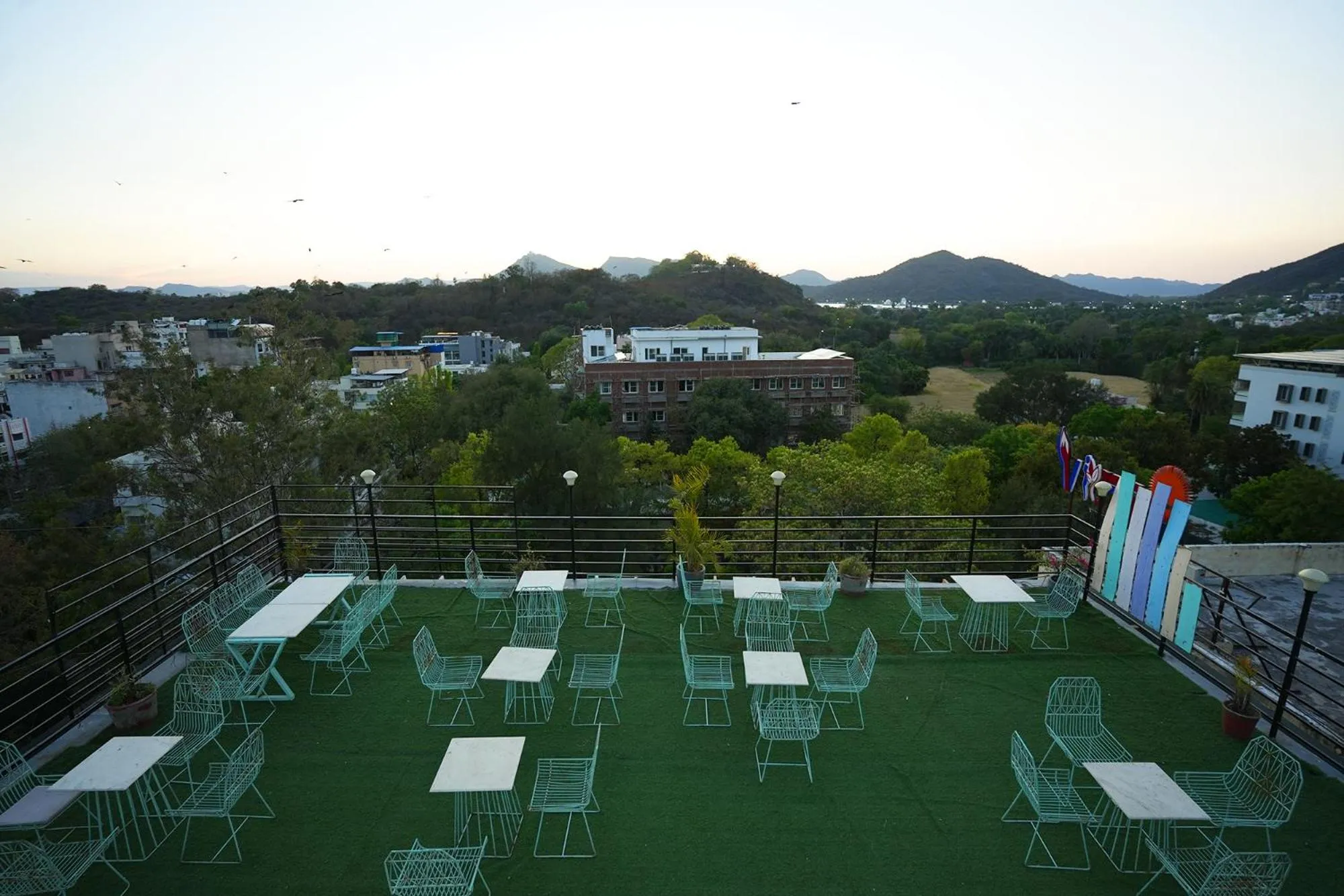 Sunrise in Hotel Apricot One - Udaipur