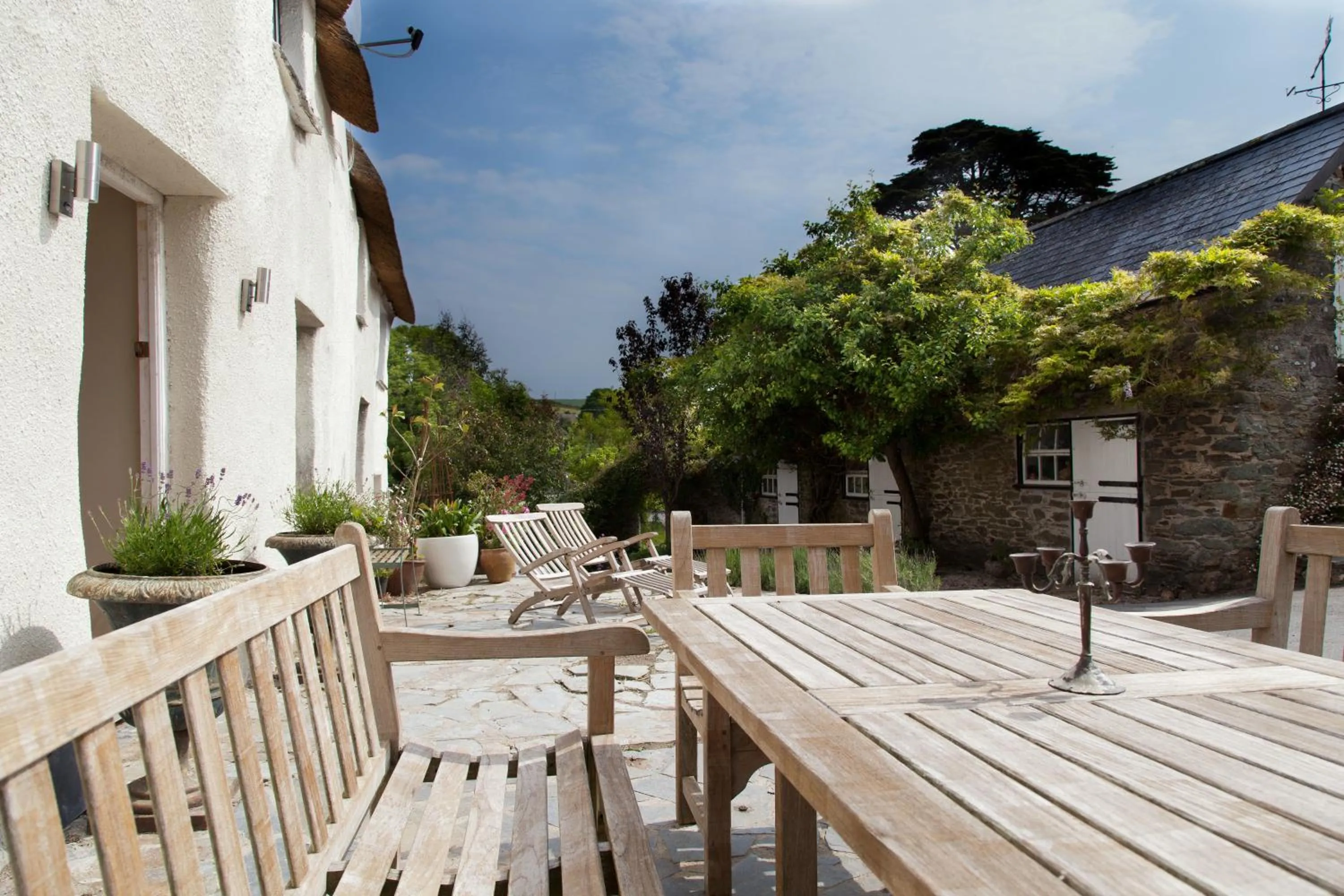 Patio in Glebe Farm B&B