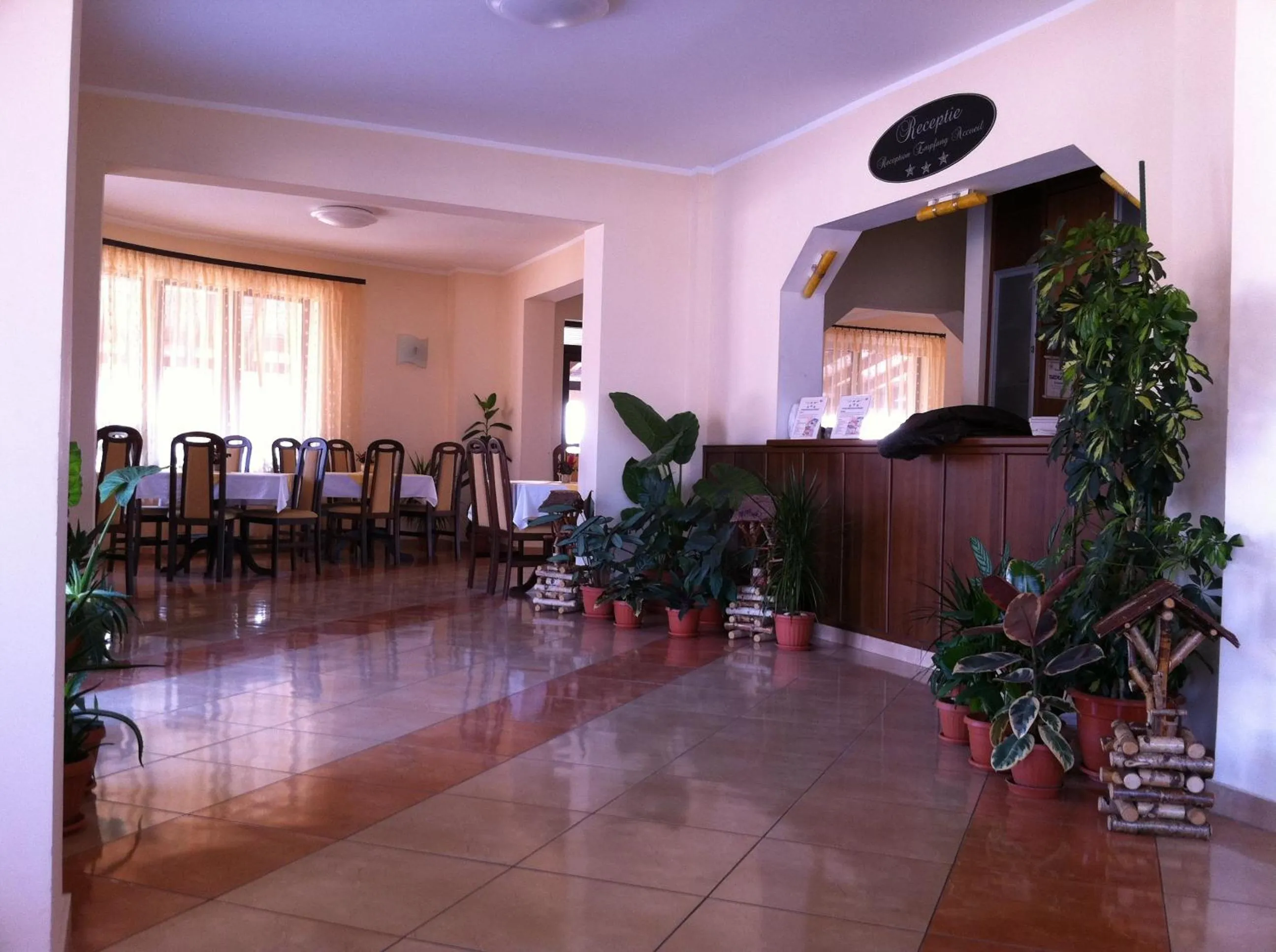 Lobby or reception in JRB Hotel
