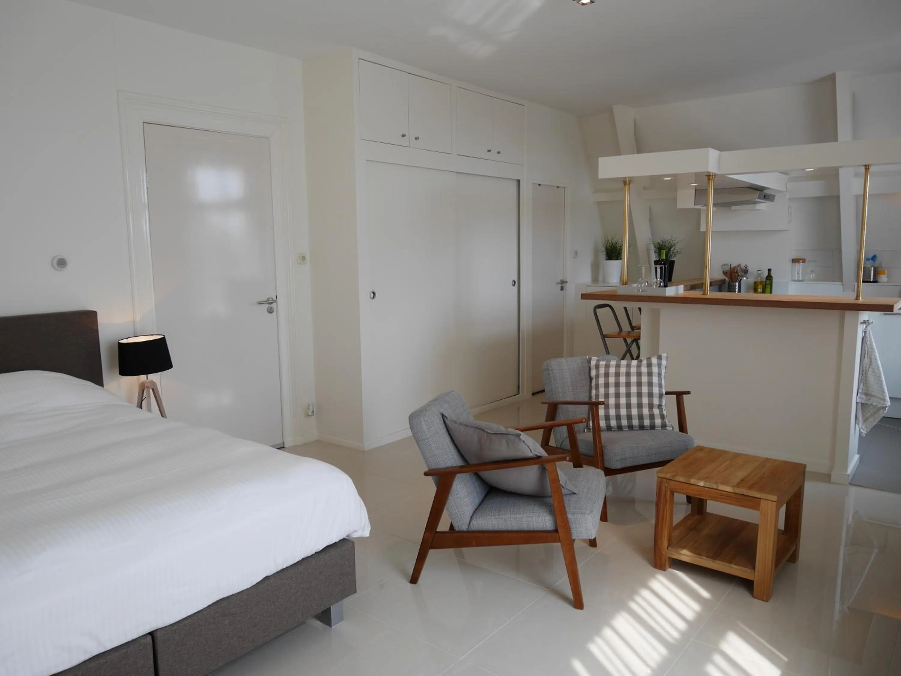 Living room, Bed in Casa Del Cisne