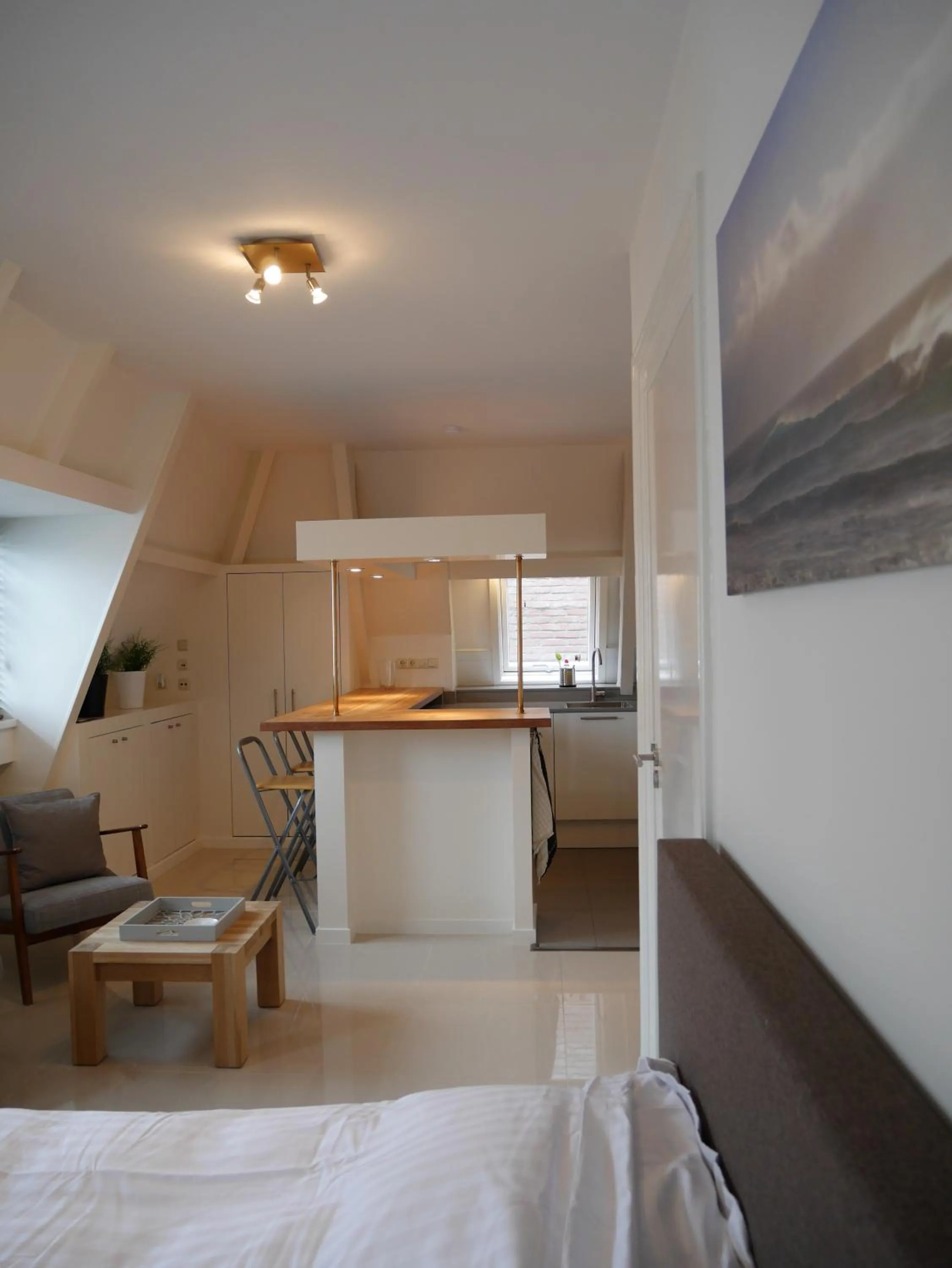 Living room, Bed in Casa Del Cisne