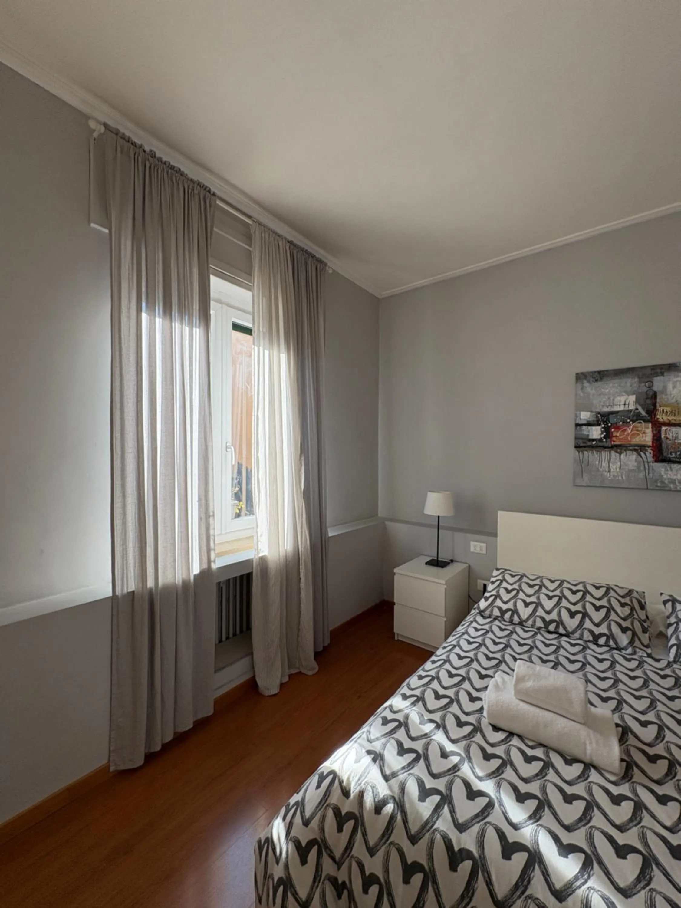 Bed in Delle Rose Rooms - Le Arche Verona
