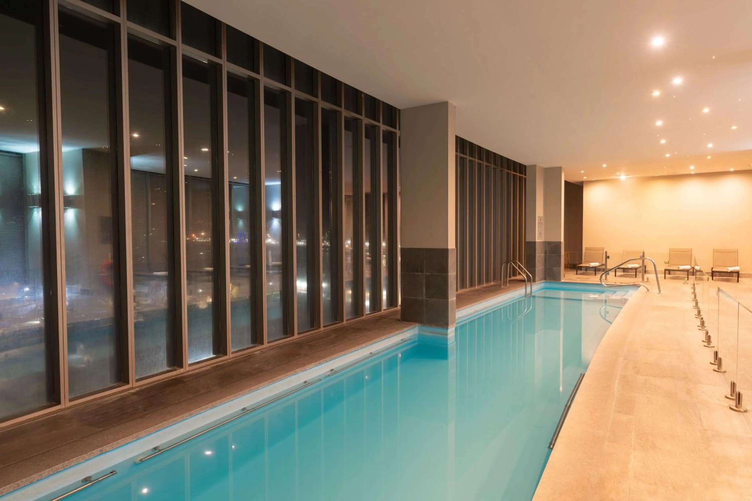 Pool view in Hilton Garden Inn Iquique