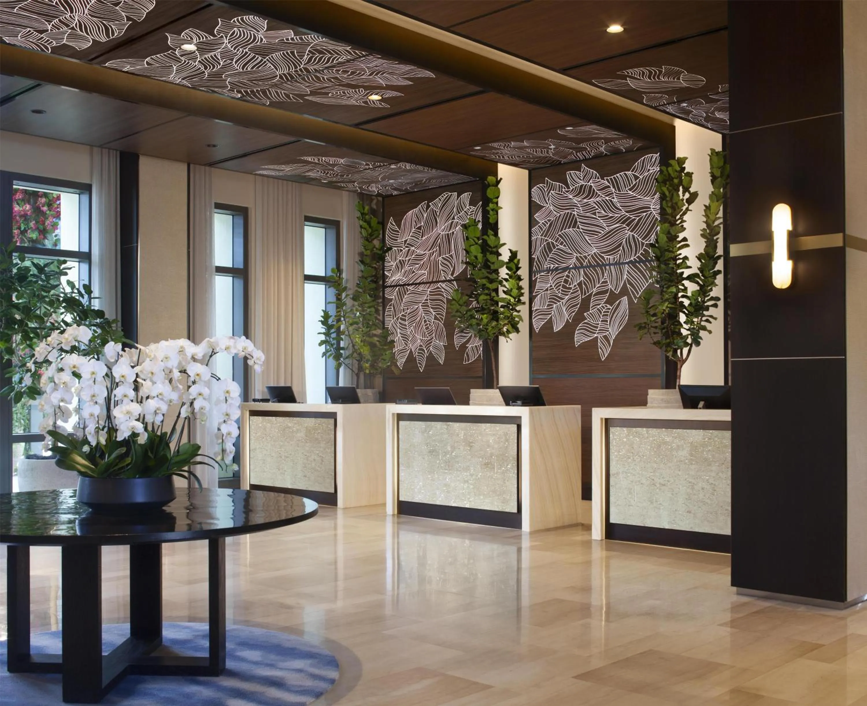 Lobby or reception in Hilton West Palm Beach