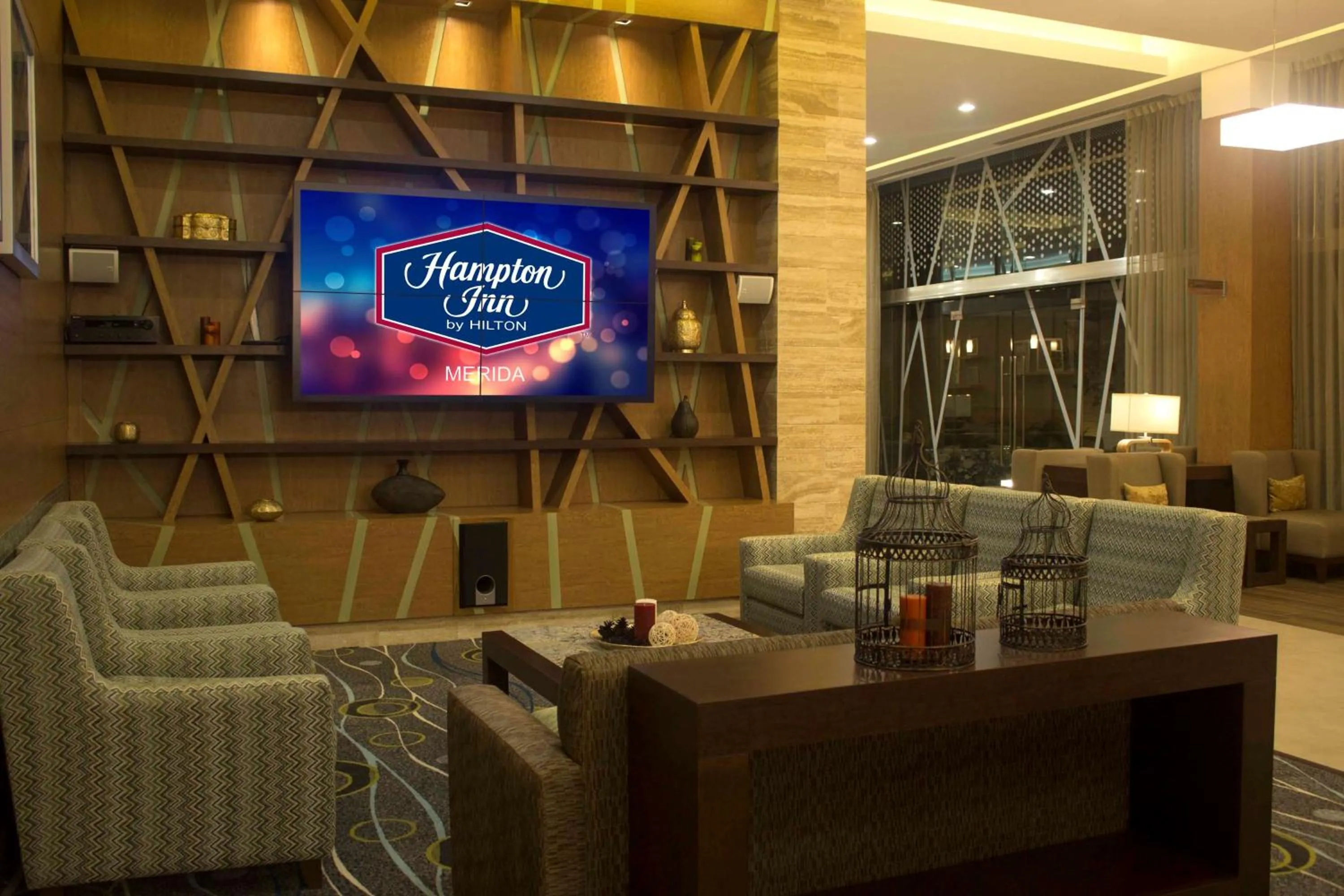 Lobby or reception in Hampton Inn by Hilton Merida
