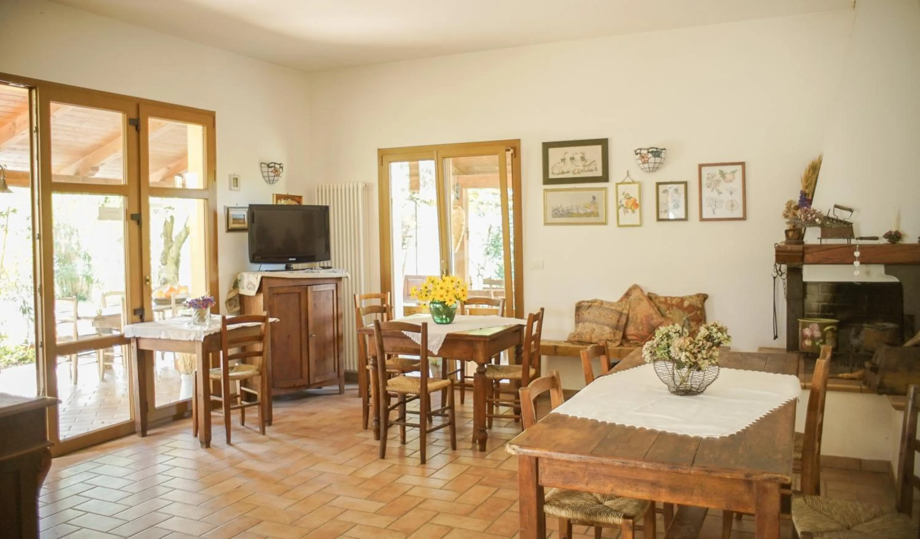 Living room in Pian del Pigro