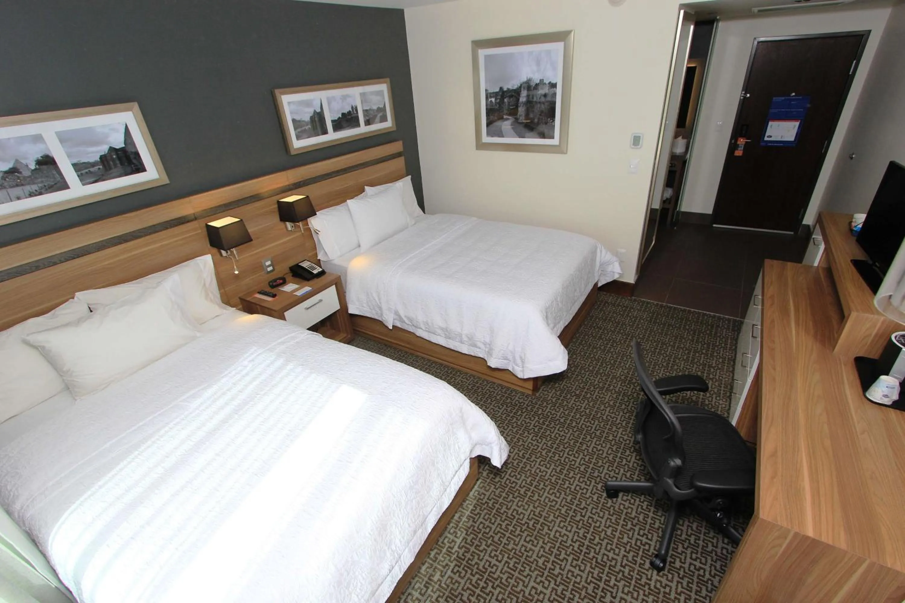 Bedroom, Bed in Hampton Inn by Hilton Leon