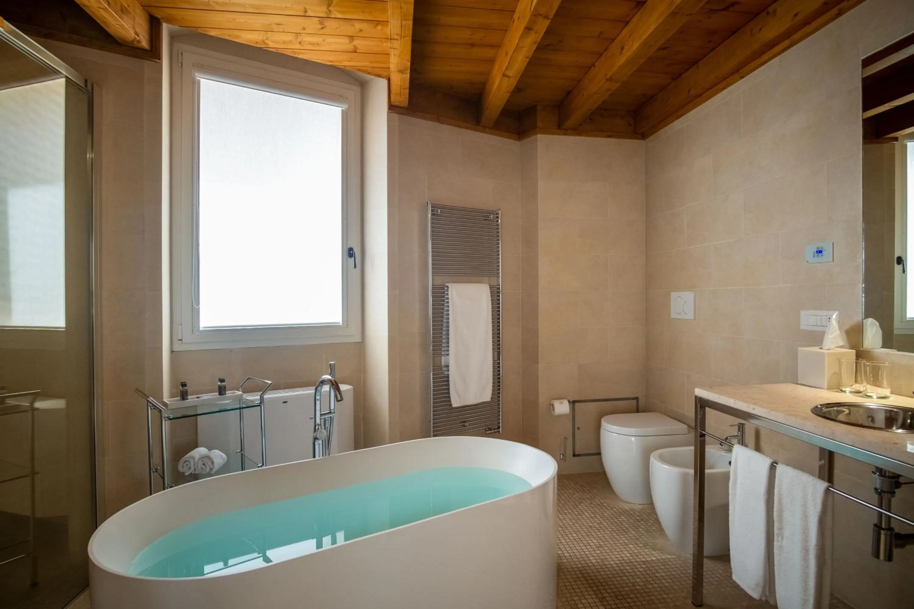 Bathroom in La Fiermontina Luxury Home Hotel