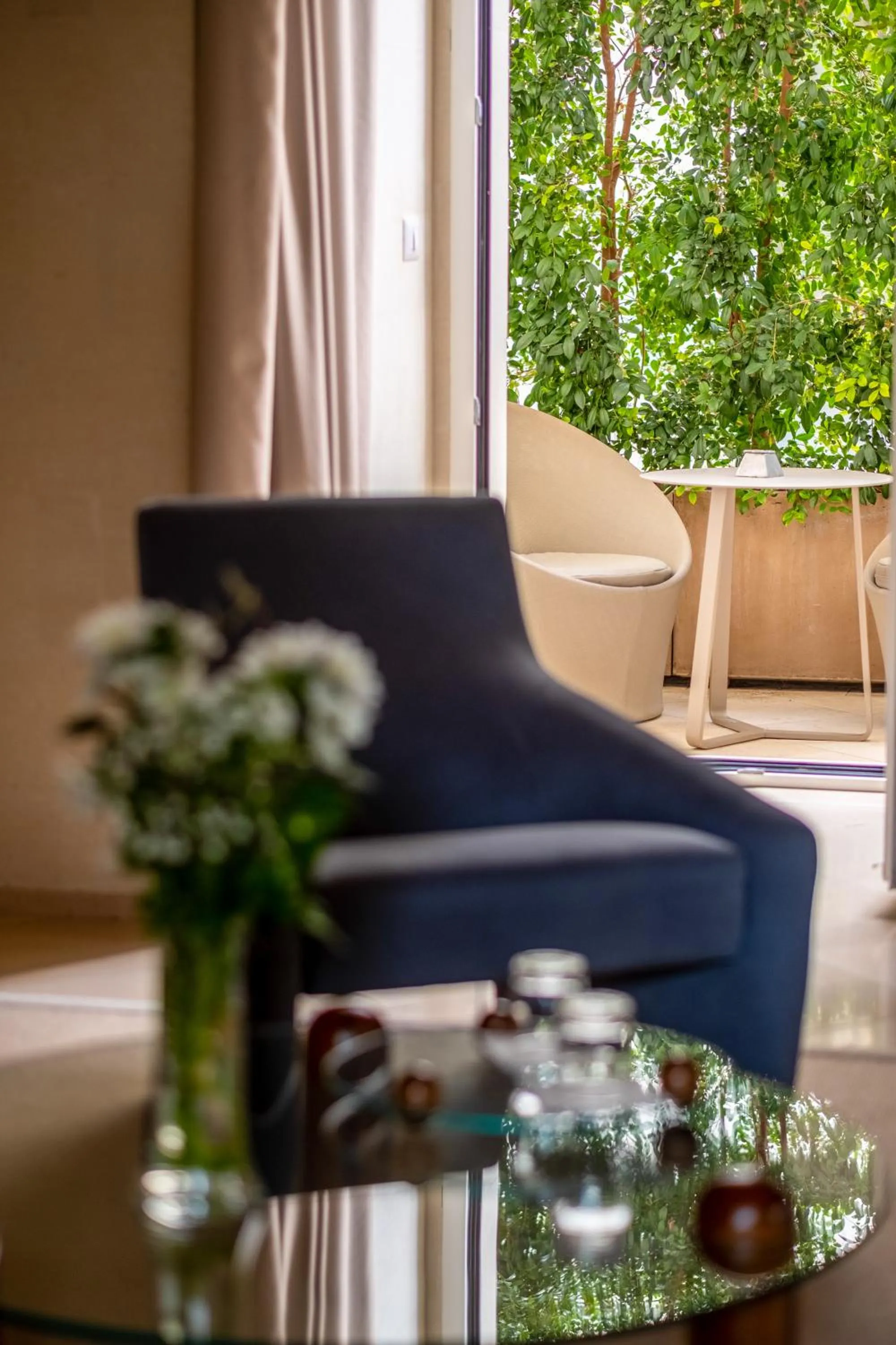 Patio in La Fiermontina Luxury Home Hotel