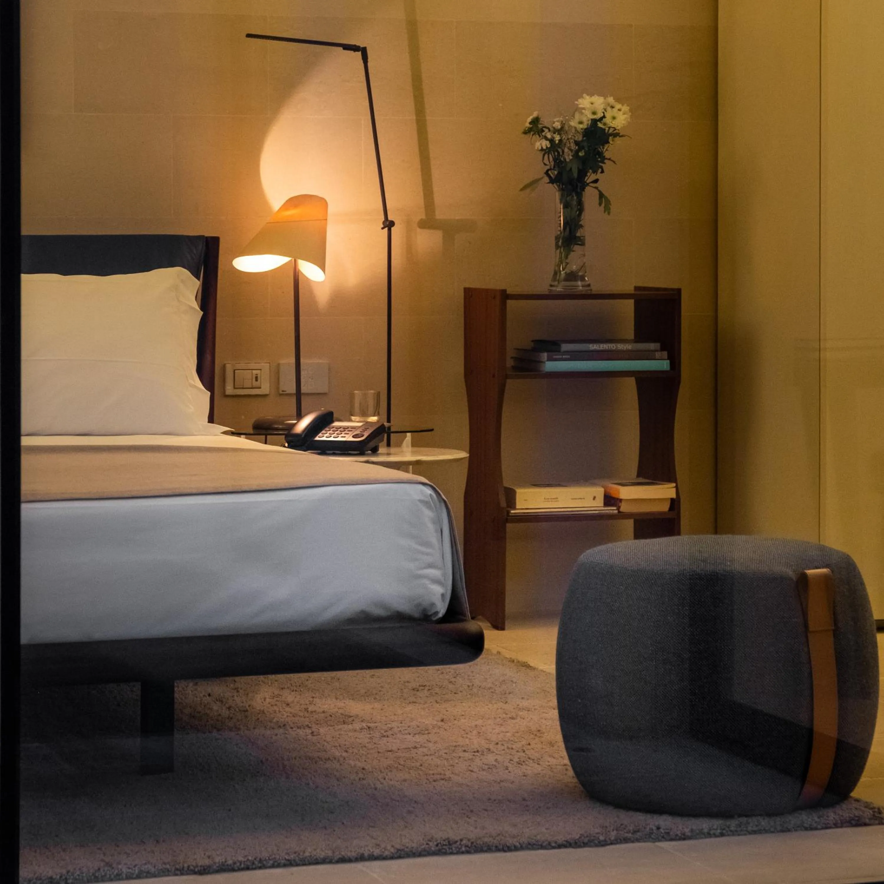 Bed in La Fiermontina Luxury Home Hotel