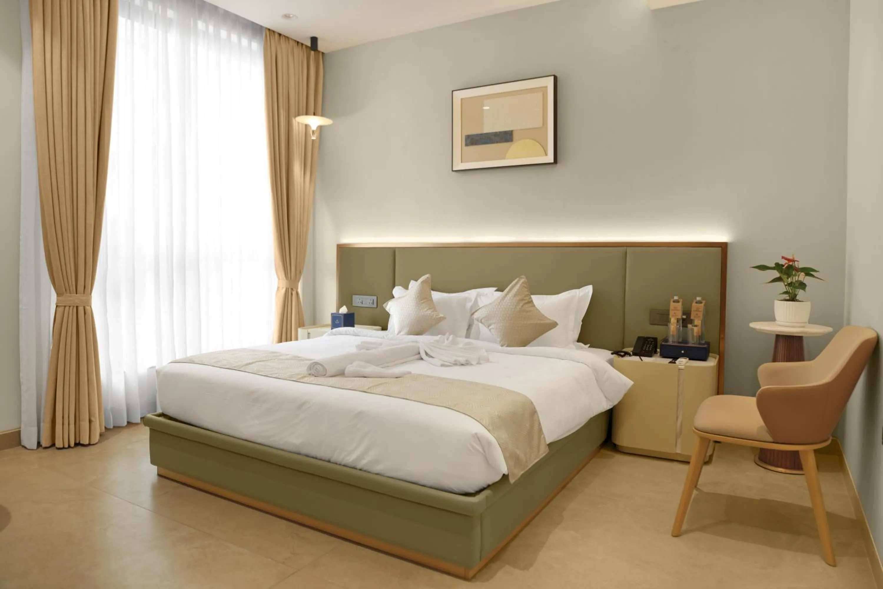Bed in Quad Hotels Hyderabad