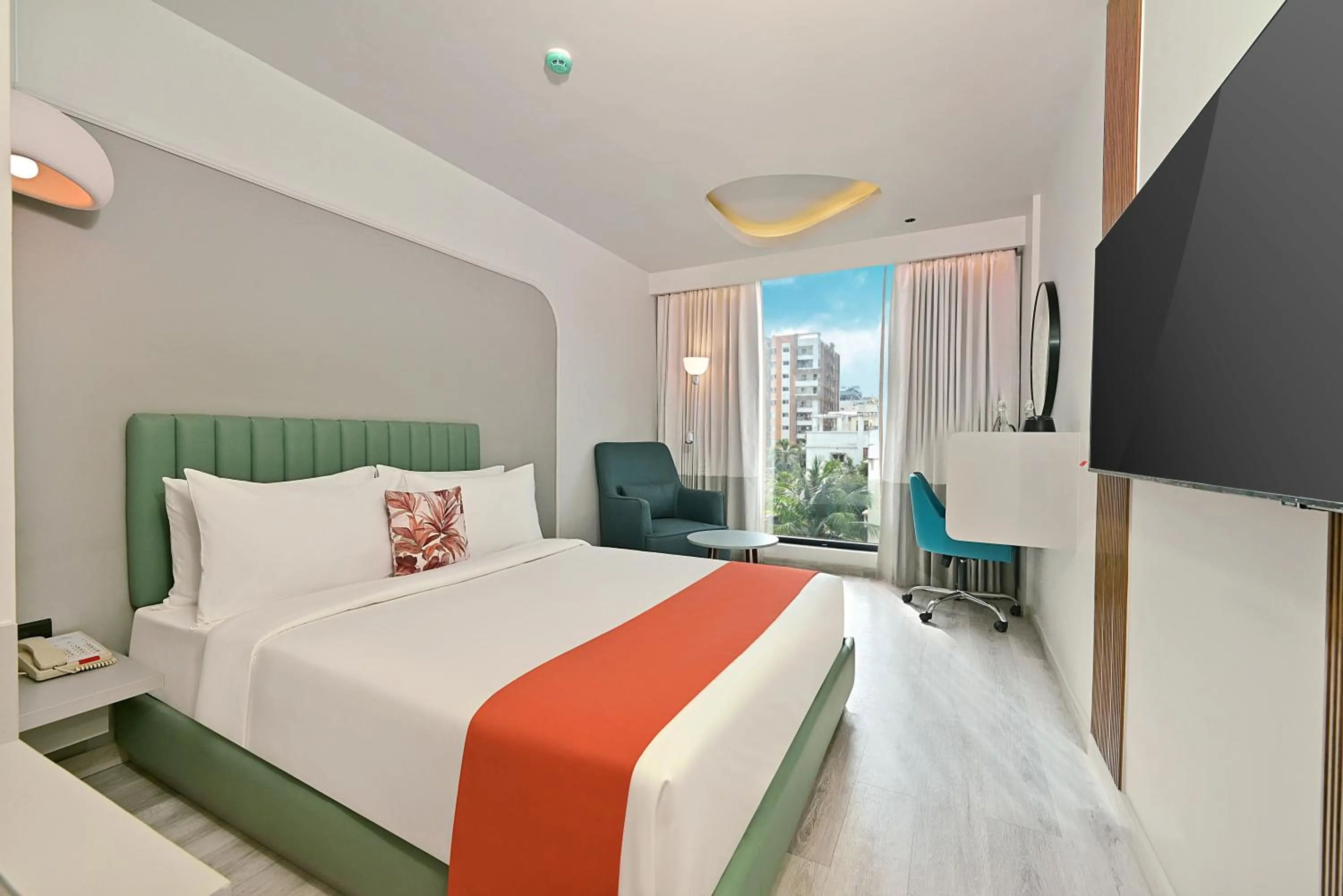 Bed in Ira by Orchid Hyderabad Hitech City Mindspace IT Park