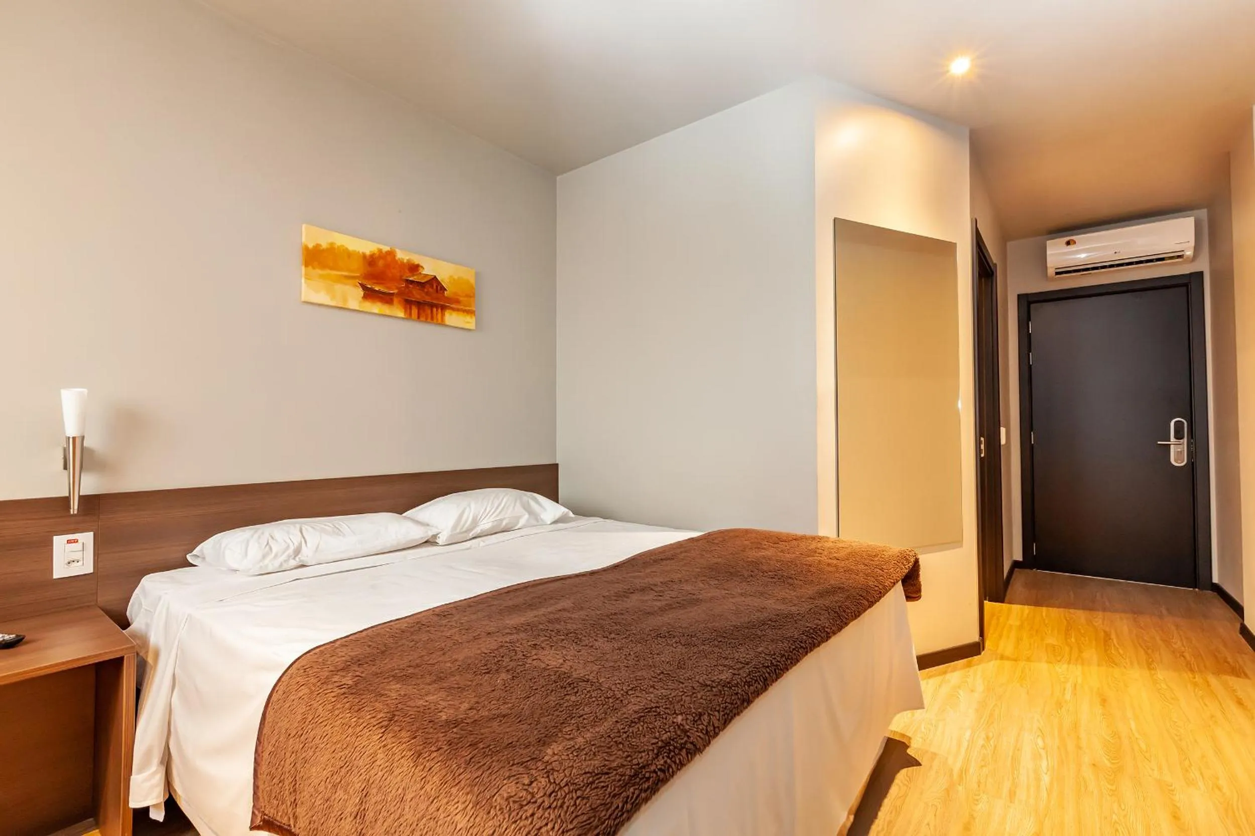 Bed in Tri Hotel Executive Lajeado