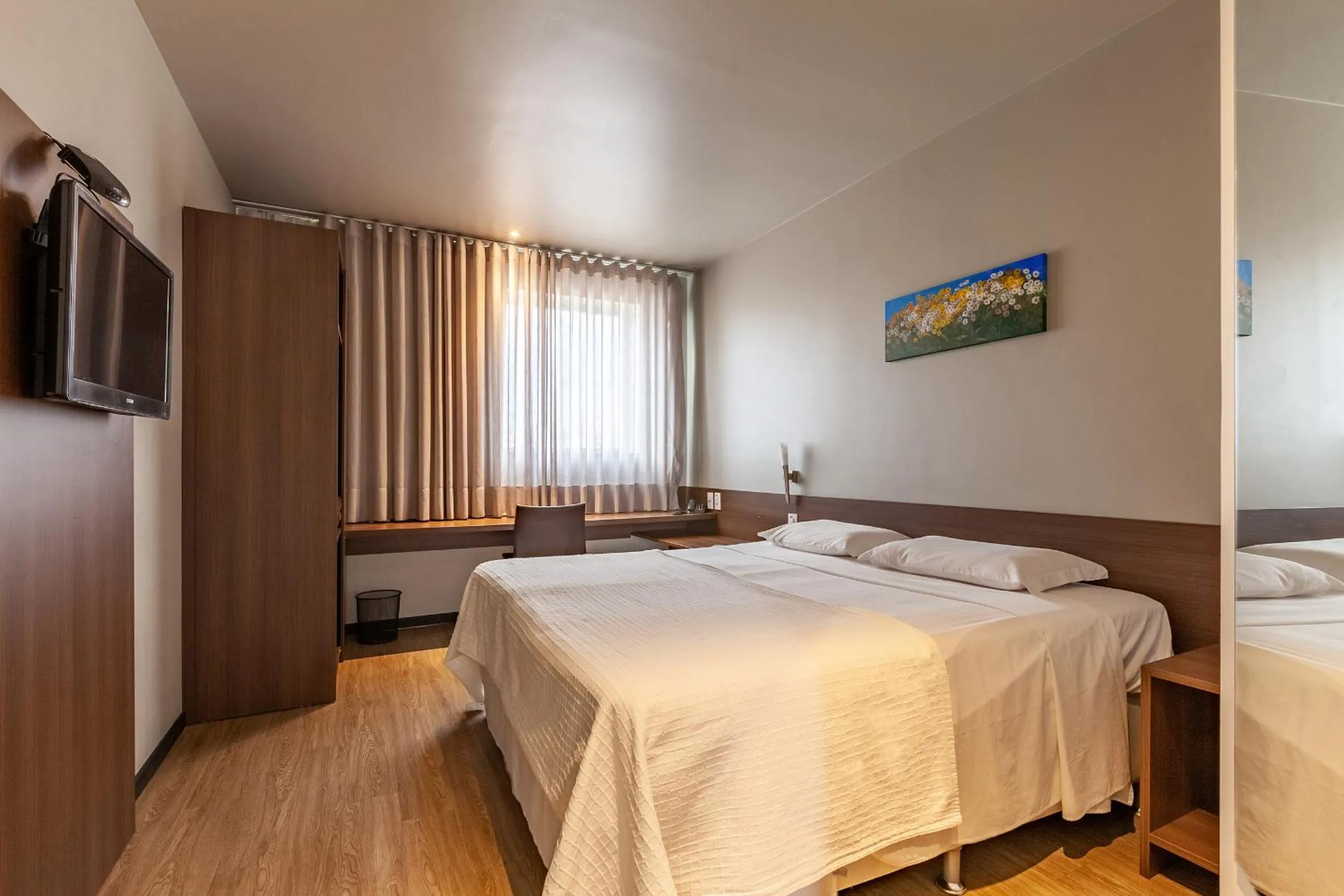 Bed in Tri Hotel Executive Lajeado