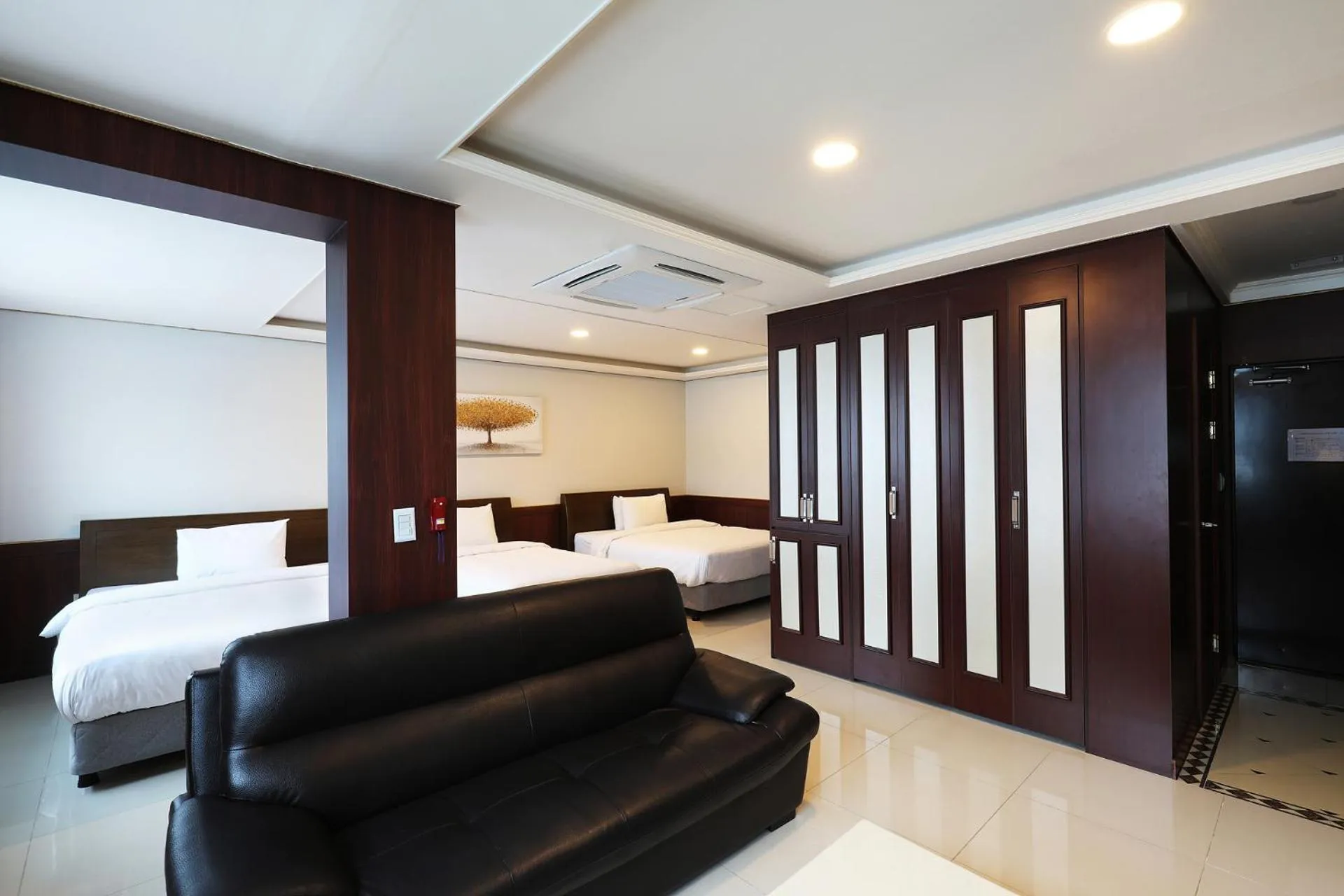 Bed in Intercity Seoul Hotel