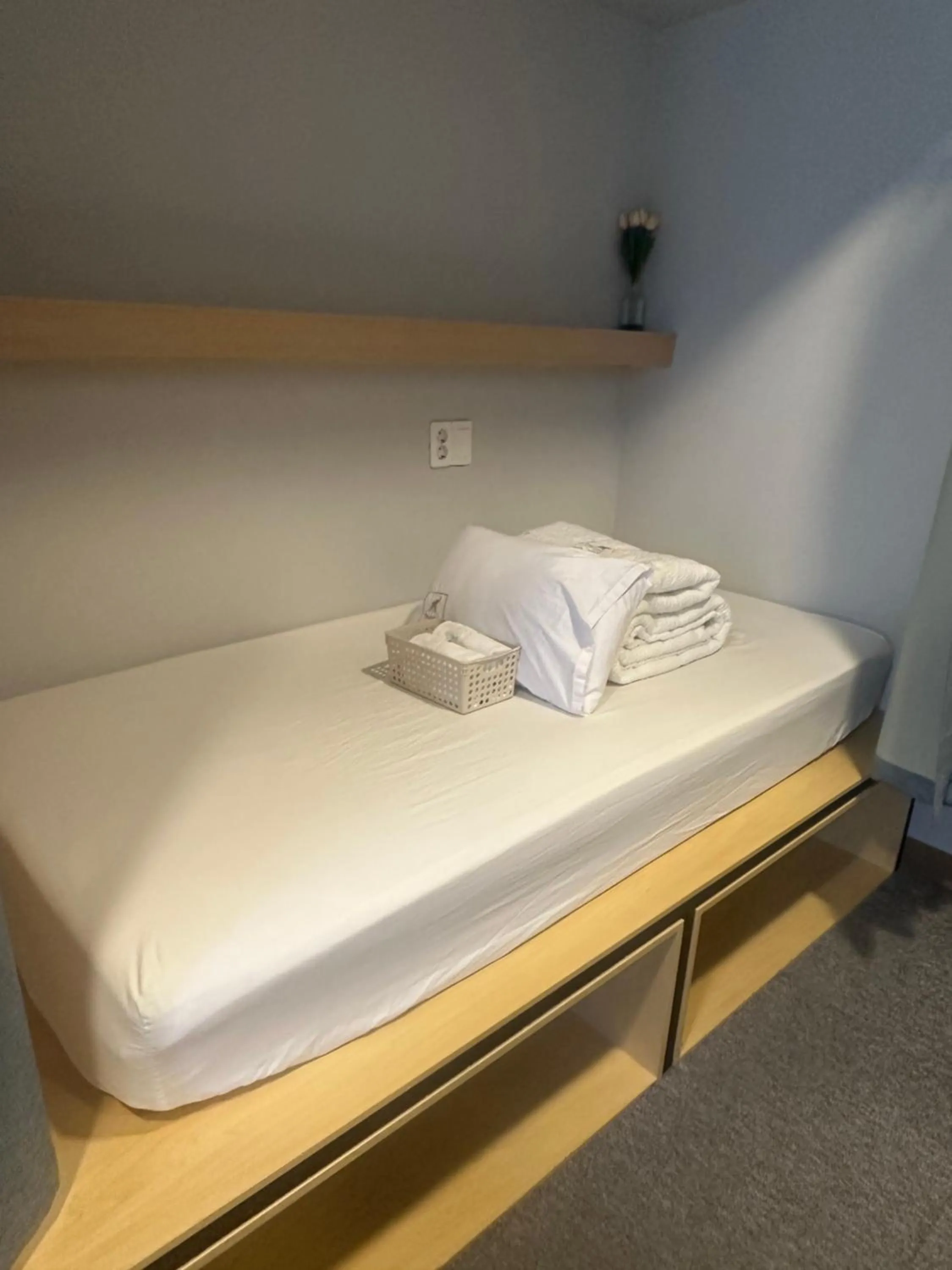 Bed in Elephant Hostel Nampo