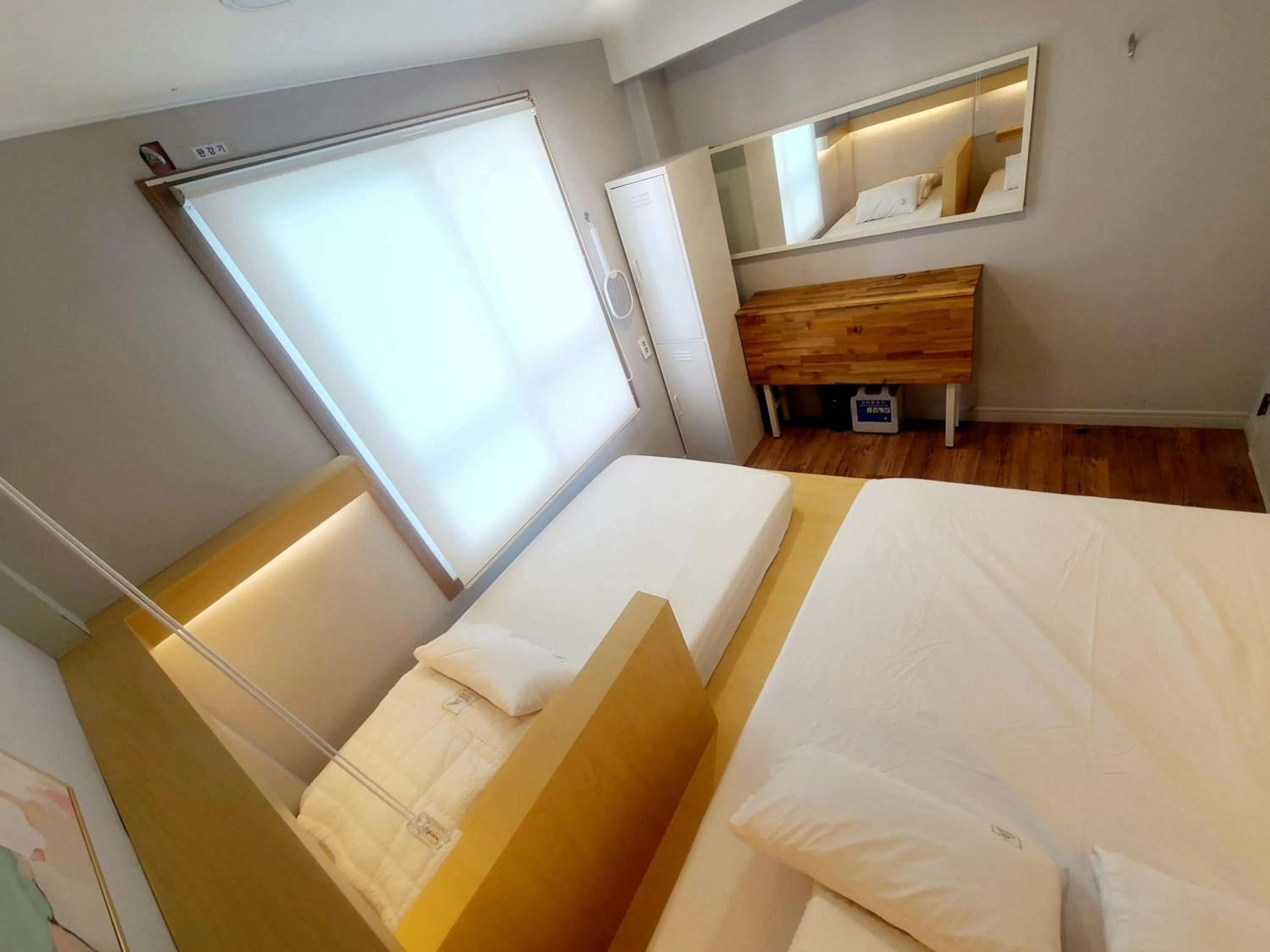 Bed in Elephant Hostel Nampo