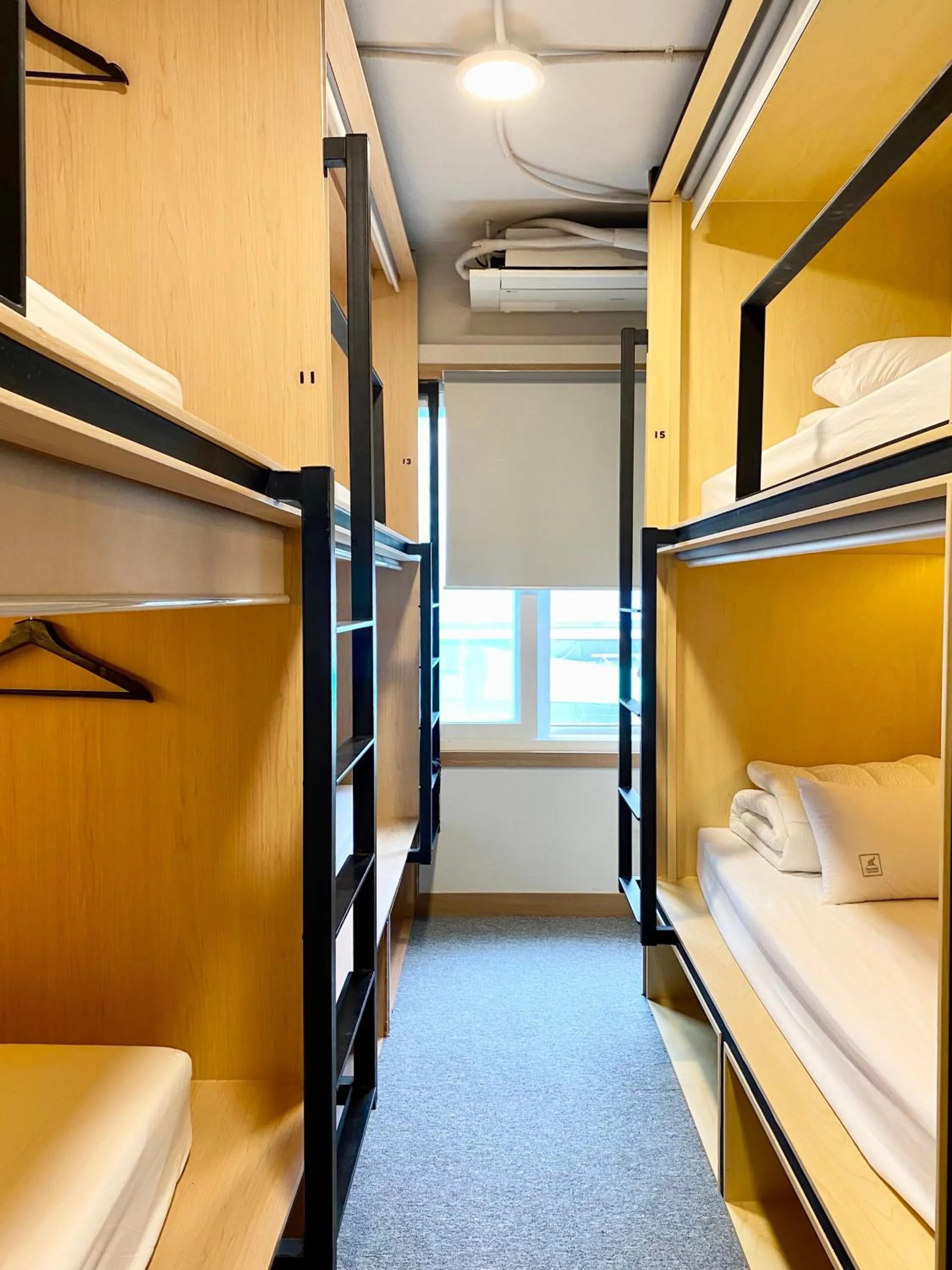 Bed in Elephant Hostel Nampo