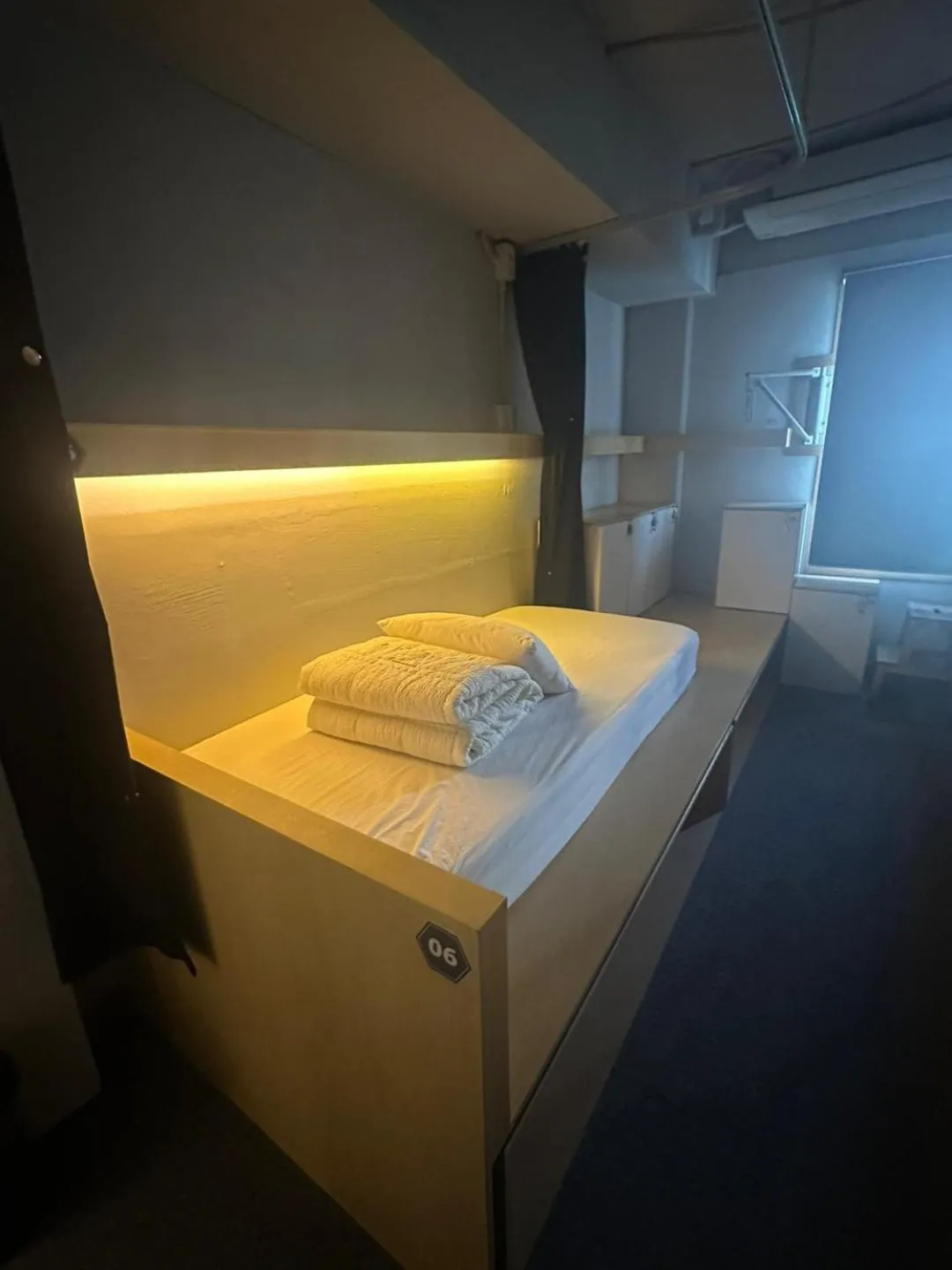 Bed in Elephant Hostel Nampo