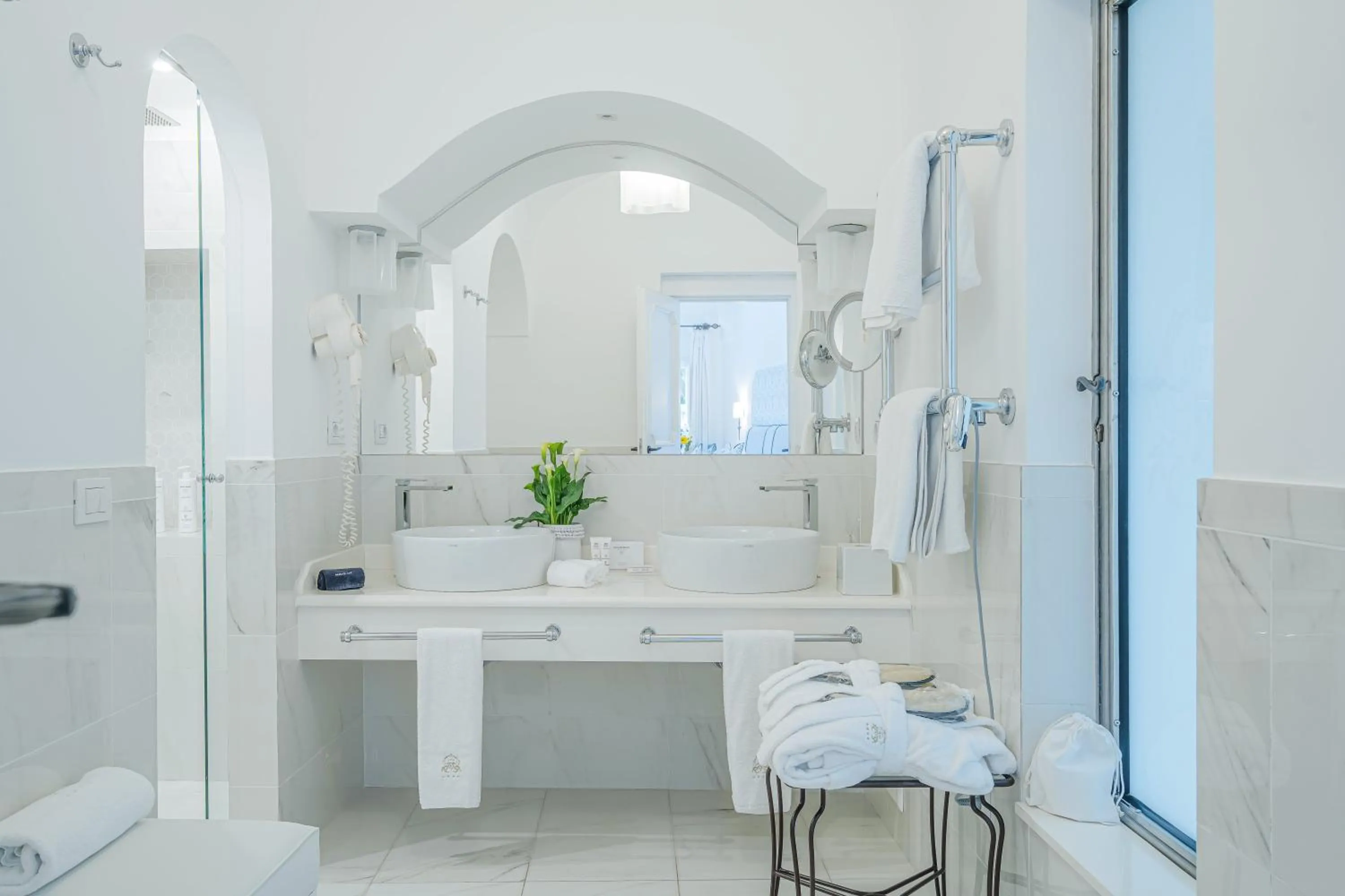 Bathroom in Hotel Palazzo Murat