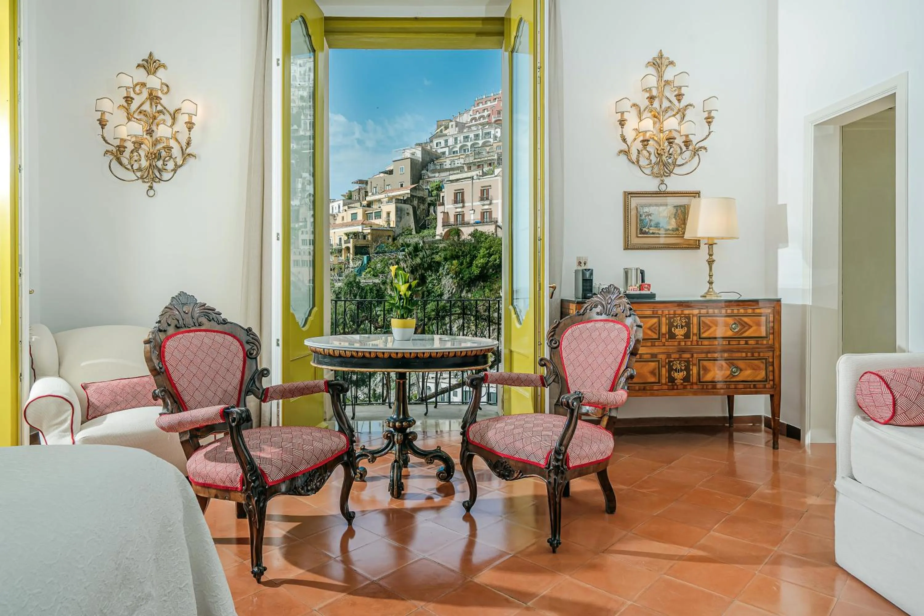 Living room in Hotel Palazzo Murat