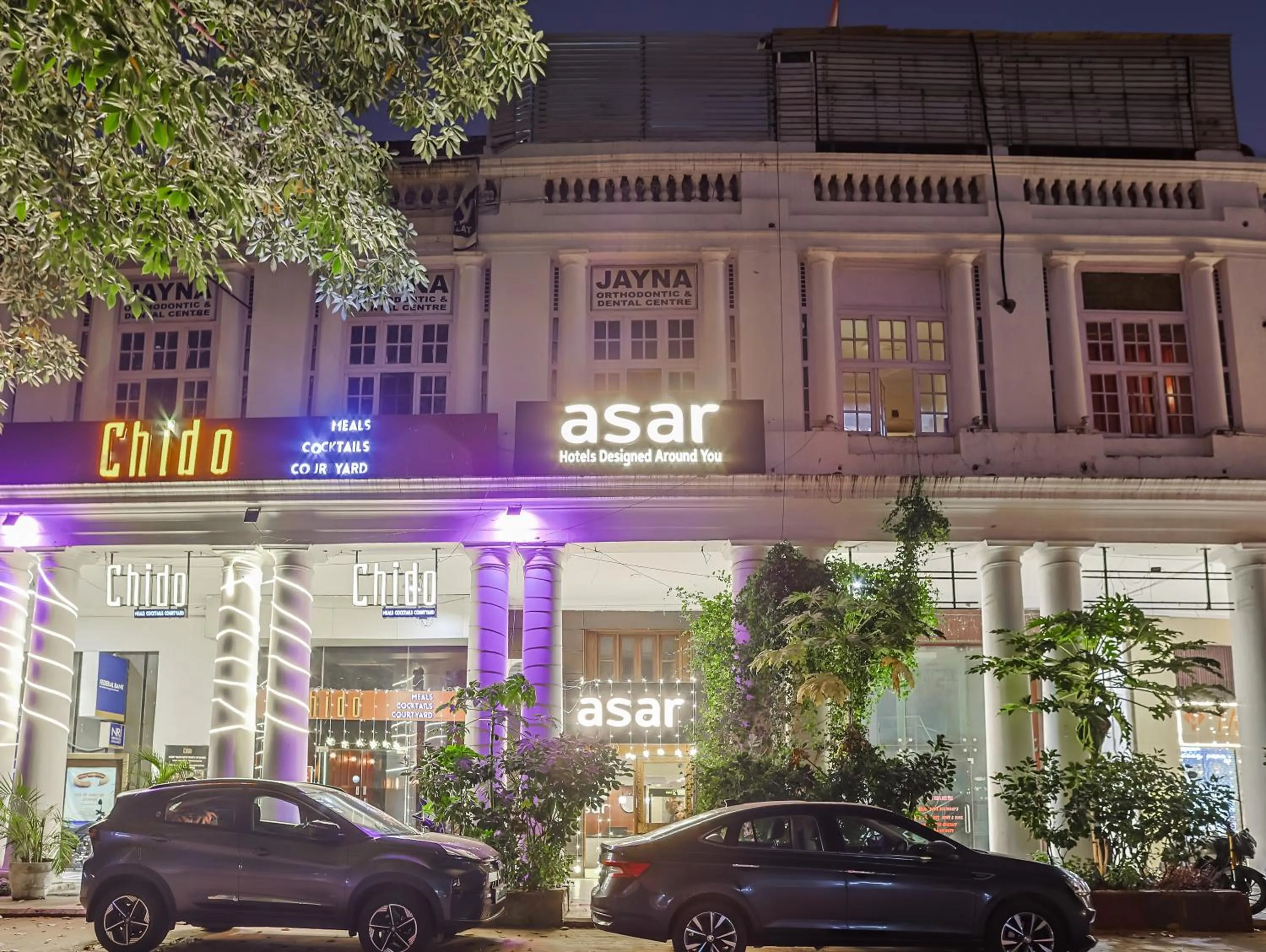Facade/entrance in asar CP Outer Circle by Orion Hotels