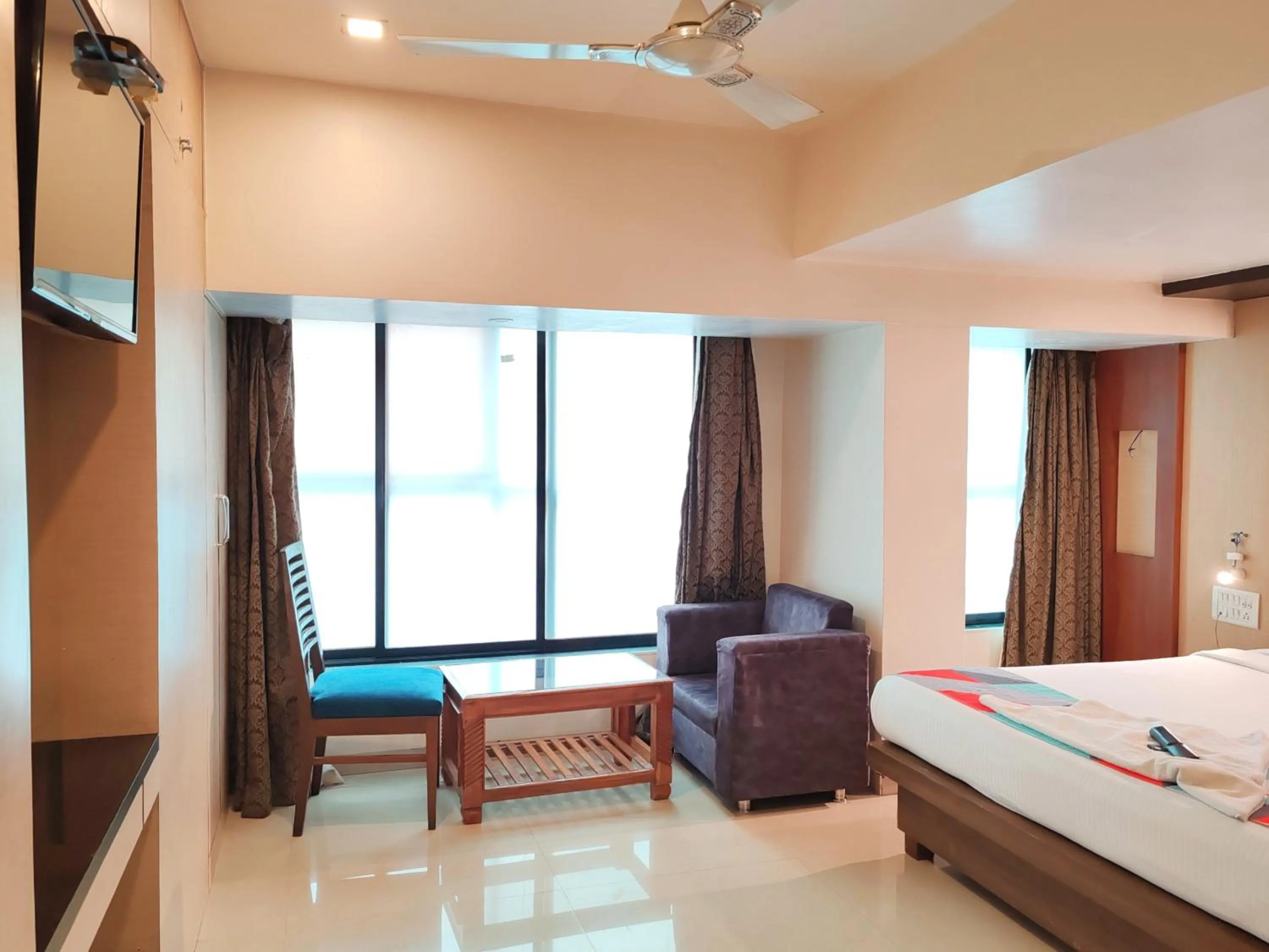 Bed in Hotel Aishwarya Residency