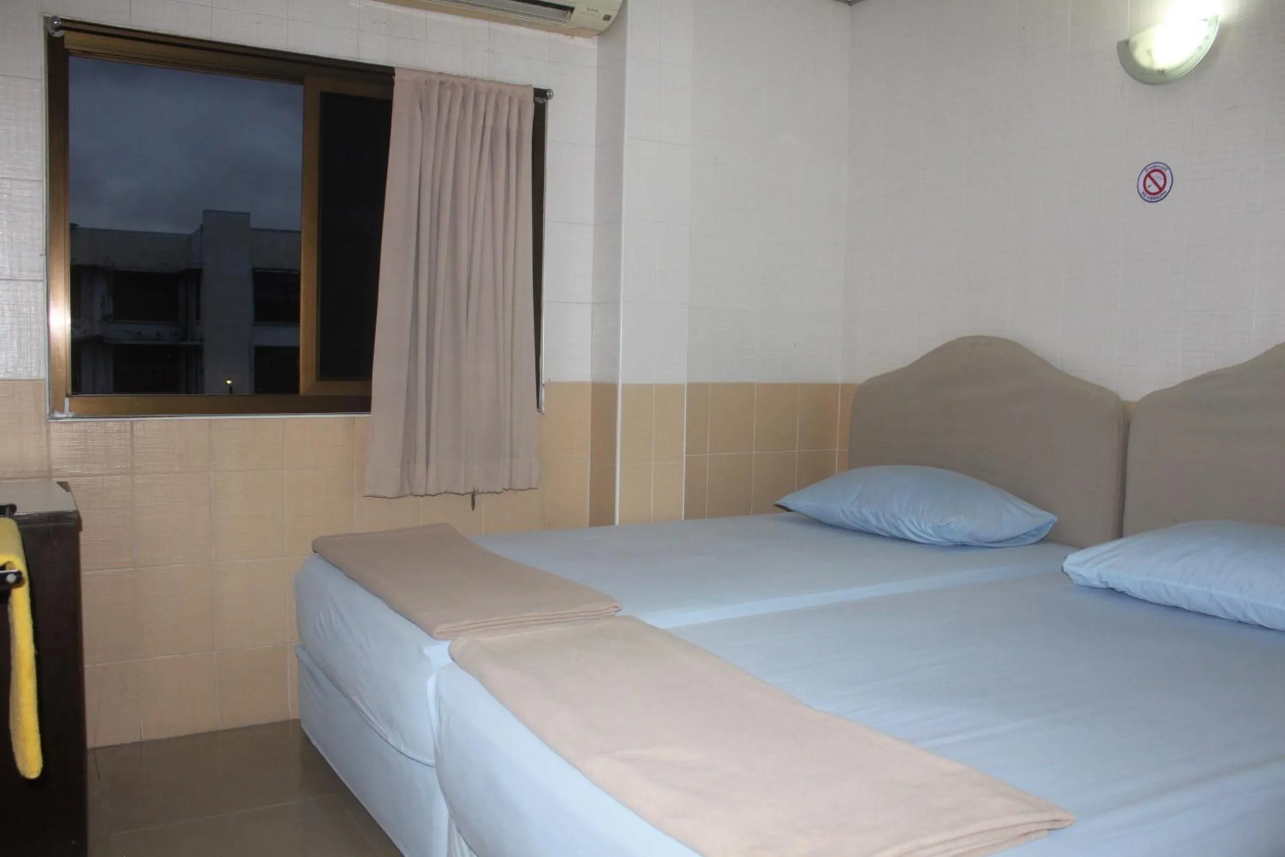 Night, Bed in At Home Guest House