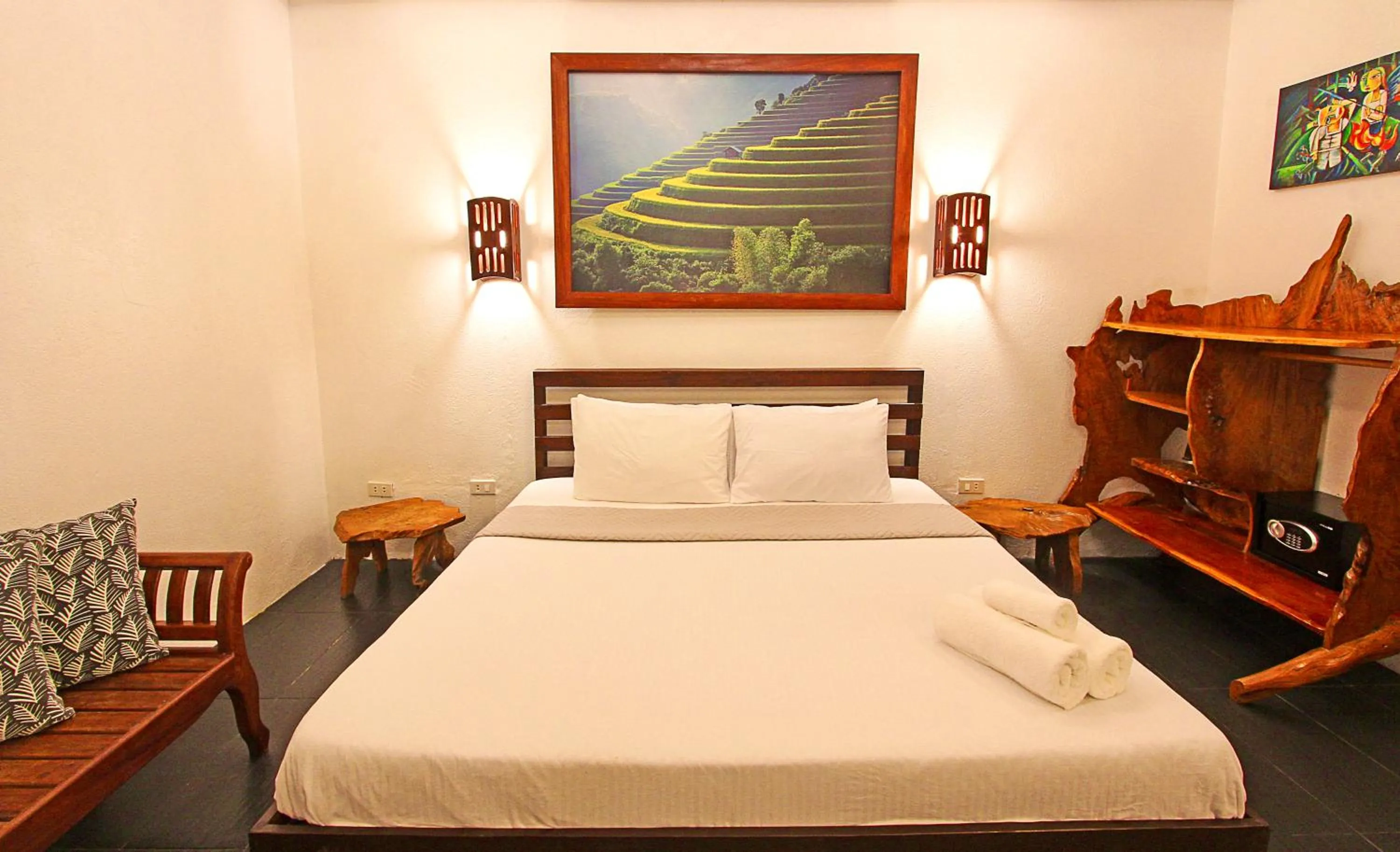 Bed in Villa Maya