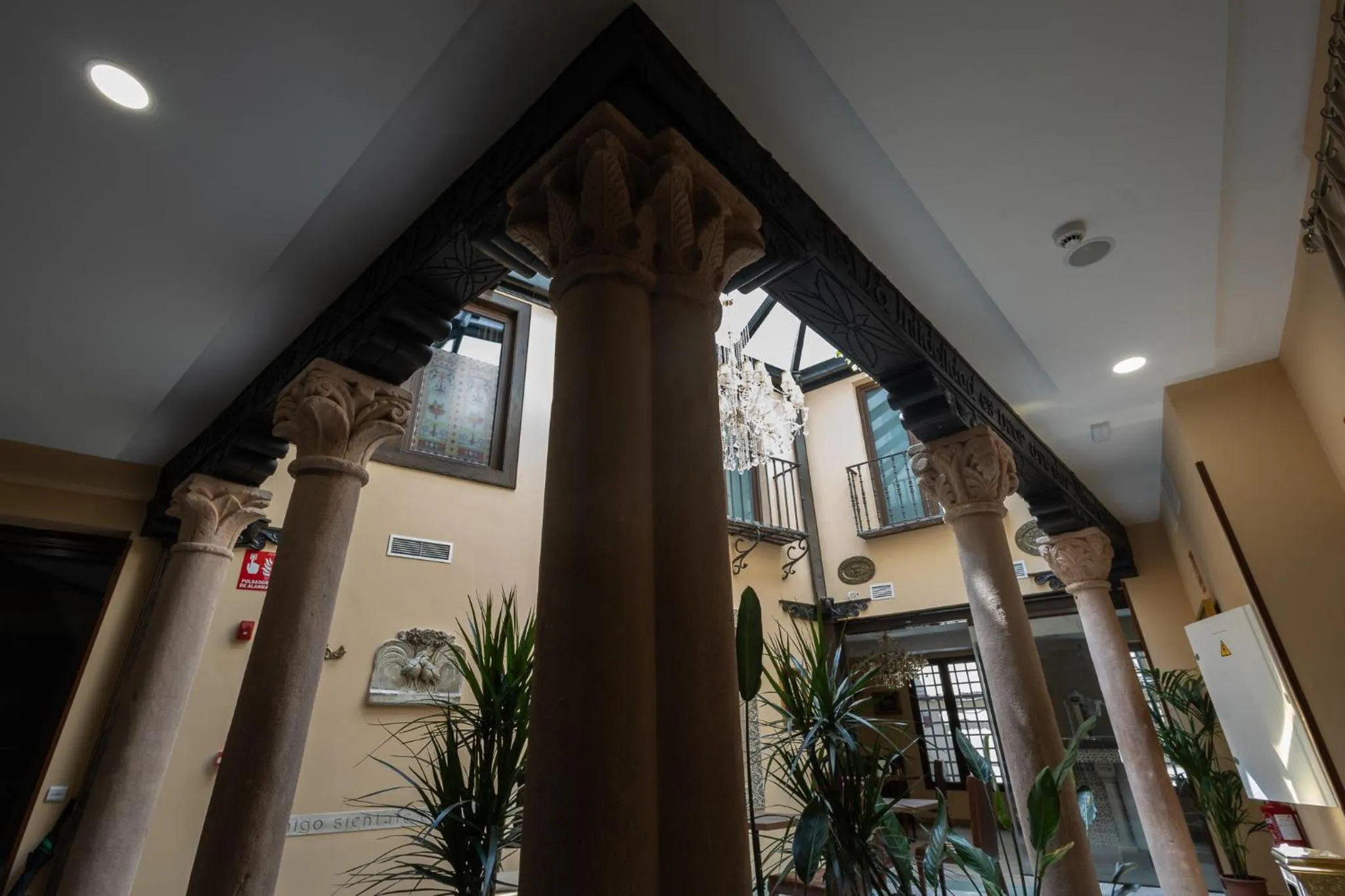 Patio in Hotel Boutique Casón De Los López