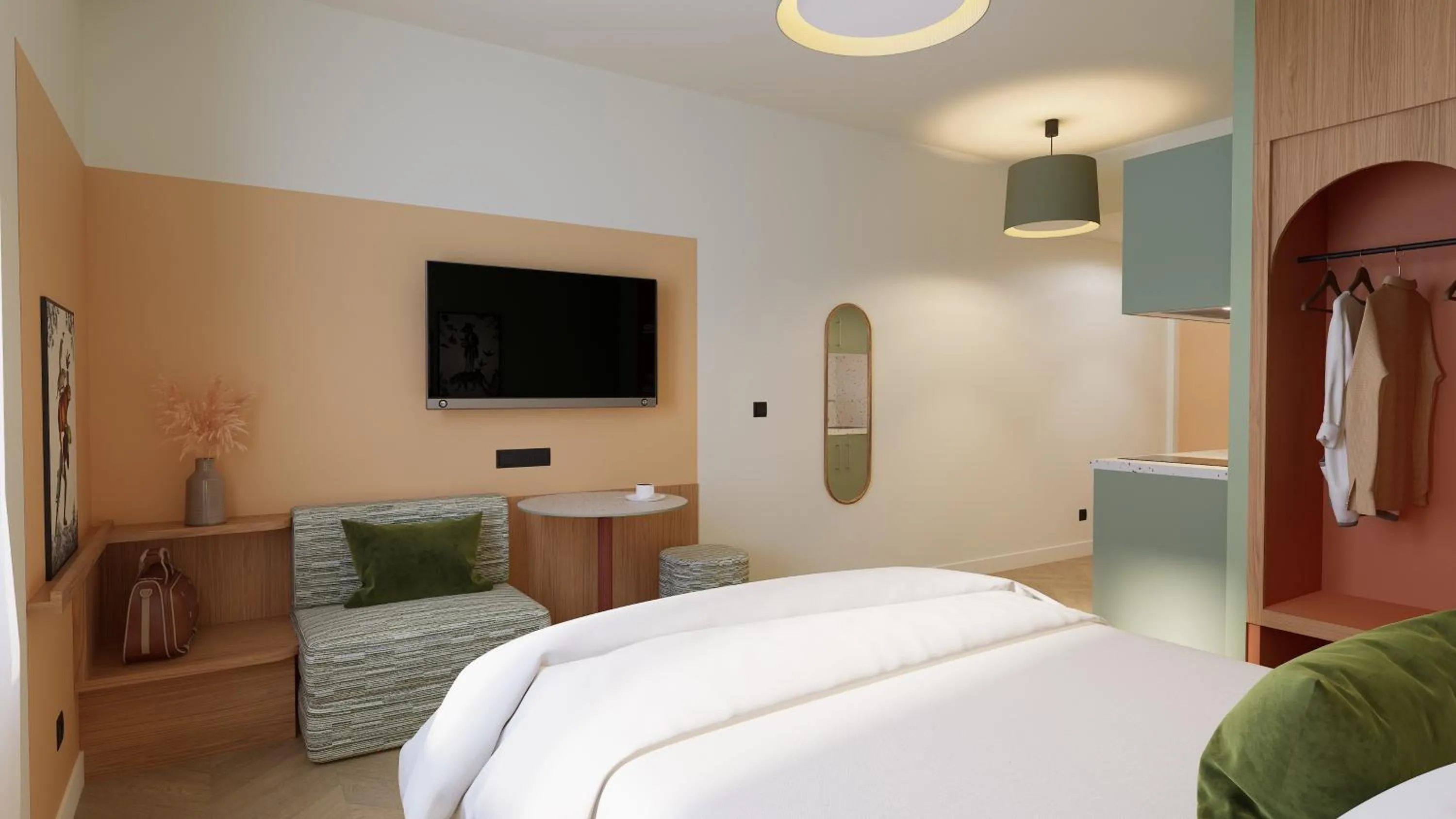 Comfort Studio (Double bed and Sofa Bed)  in All Suites Appart Hotel Serris Val-d'Europe