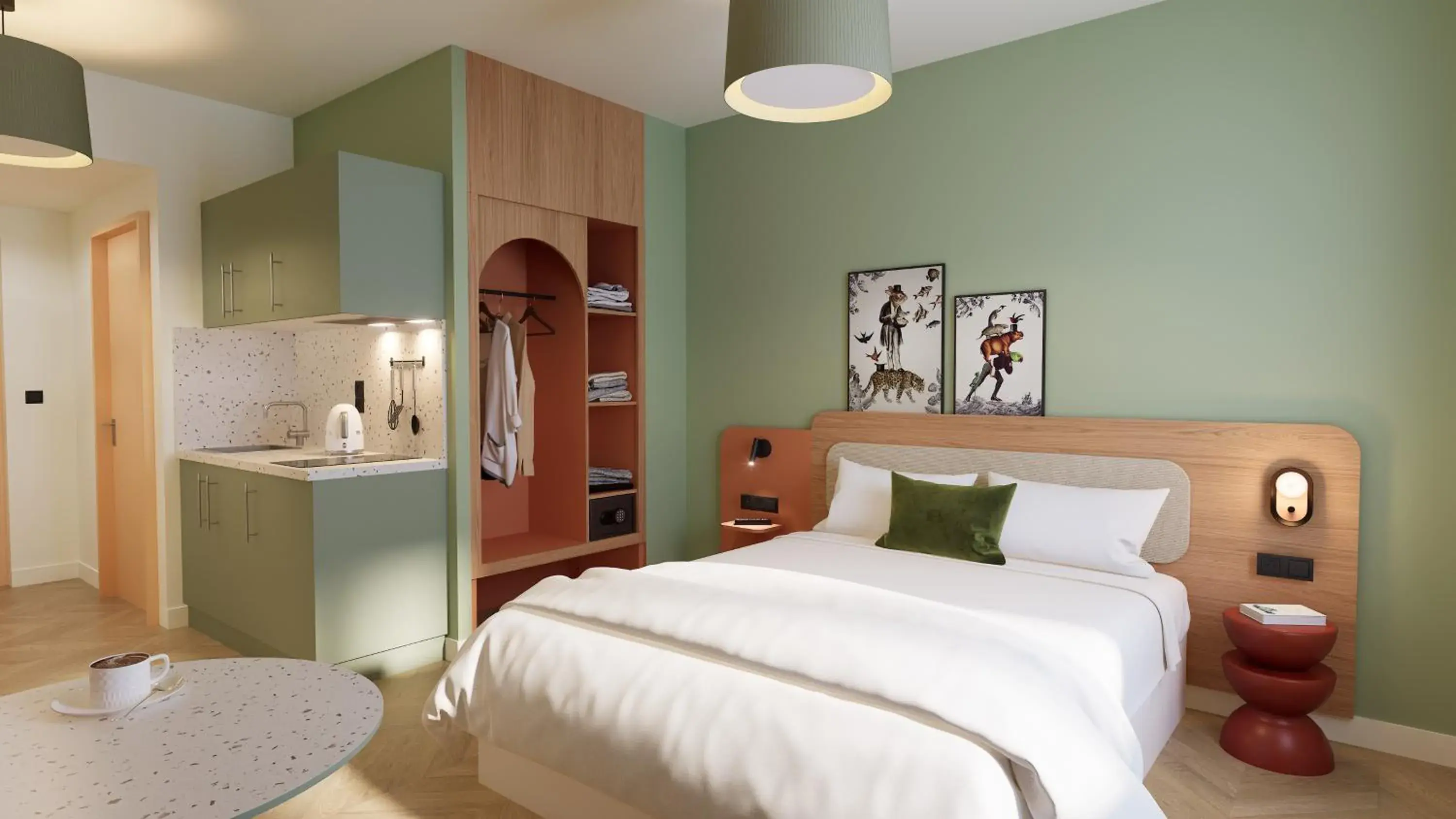 Comfort Studio (Double or Twin bed) in All Suites Appart Hotel Serris Val-d'Europe Comfort Studio (Double or Twin bed) in All Suites Appart Hotel Serris Val-d'Europe