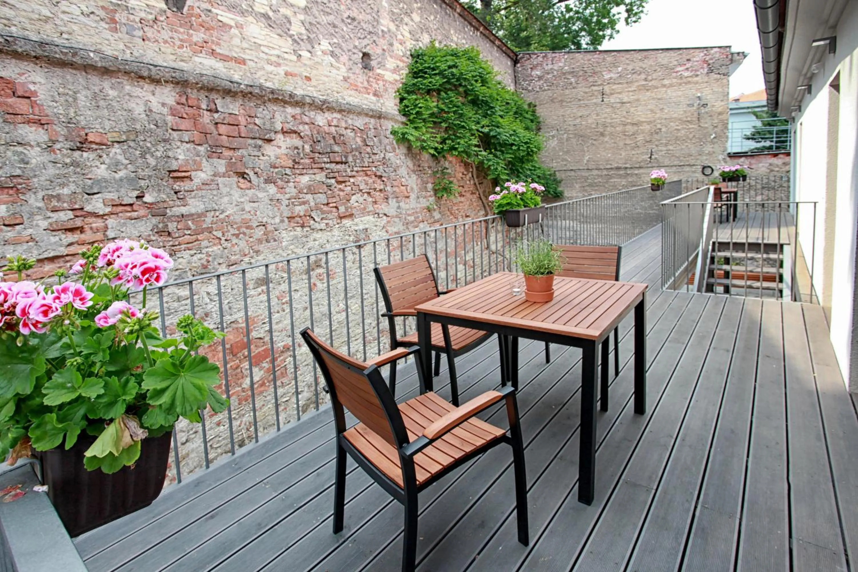 Balcony/Terrace in Penzion Dobré Časy