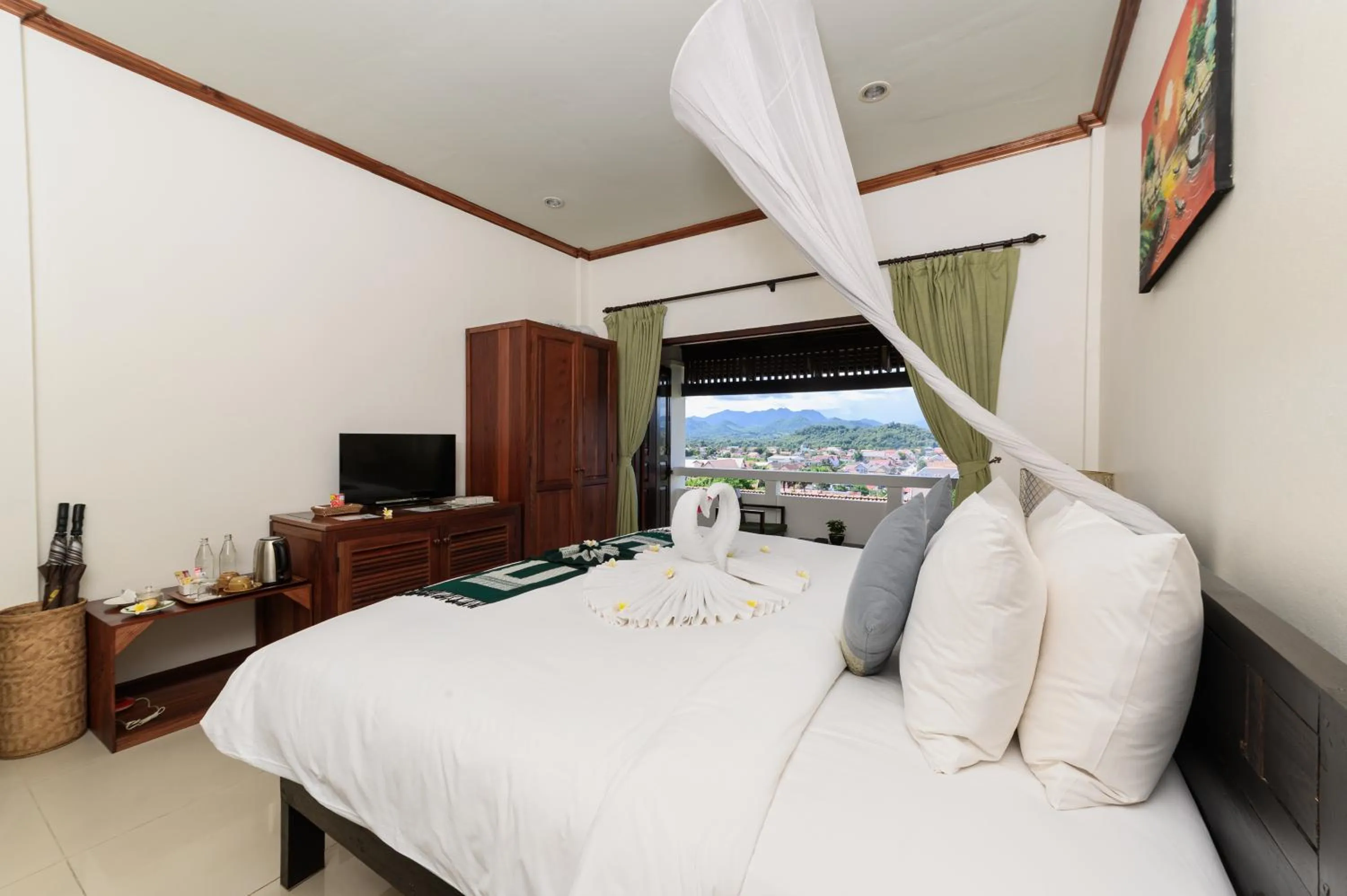 Bedroom, Bed in Luang Prabang View Hotel